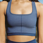 Move Criss Cross Crop - Blue-Pinky & Kamal-stride