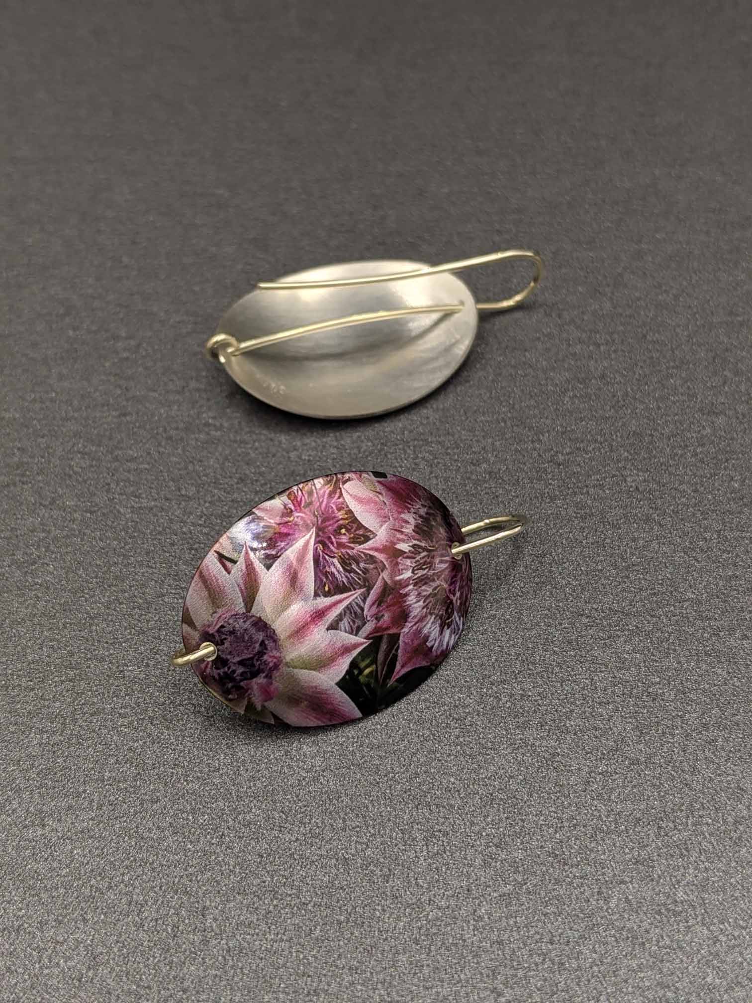 NATIVES - BLUSH small oval earrings-Erin K Jewellery-stride