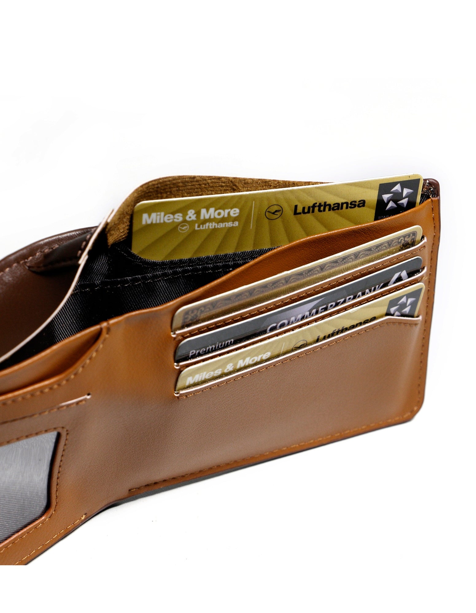 NEWTOWN VEGAN LEATHER WALLET - BROWN-La Enviro-stride