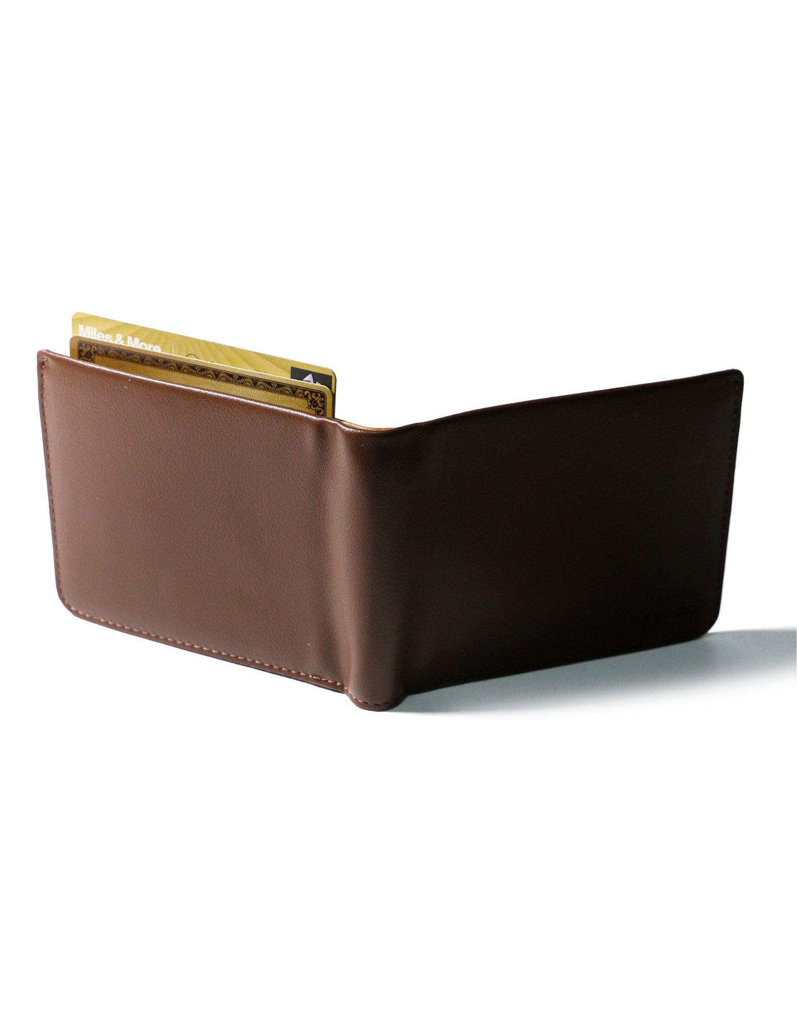 NEWTOWN VEGAN LEATHER WALLET - BROWN-La Enviro-stride