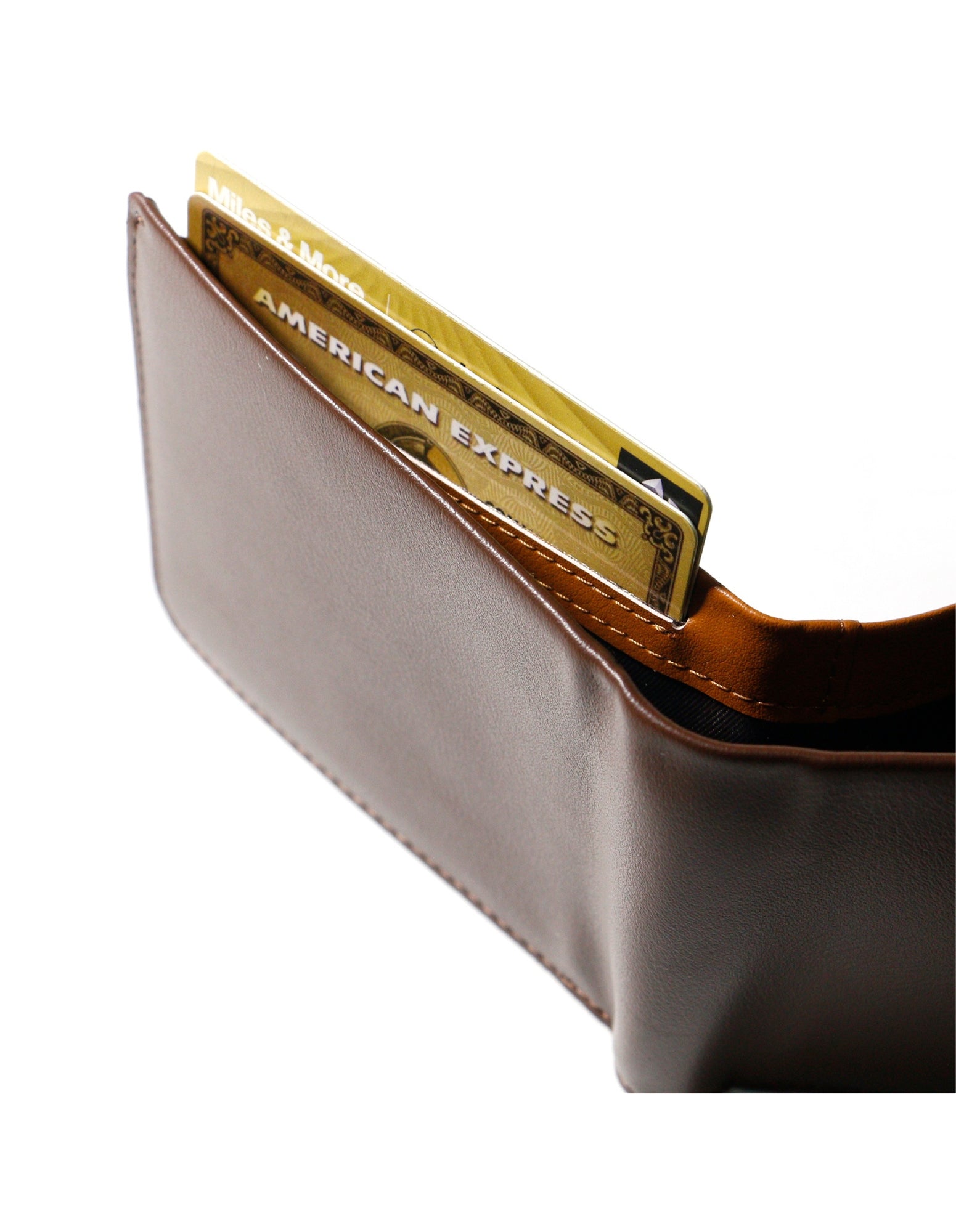 NEWTOWN VEGAN LEATHER WALLET - BROWN-La Enviro-stride