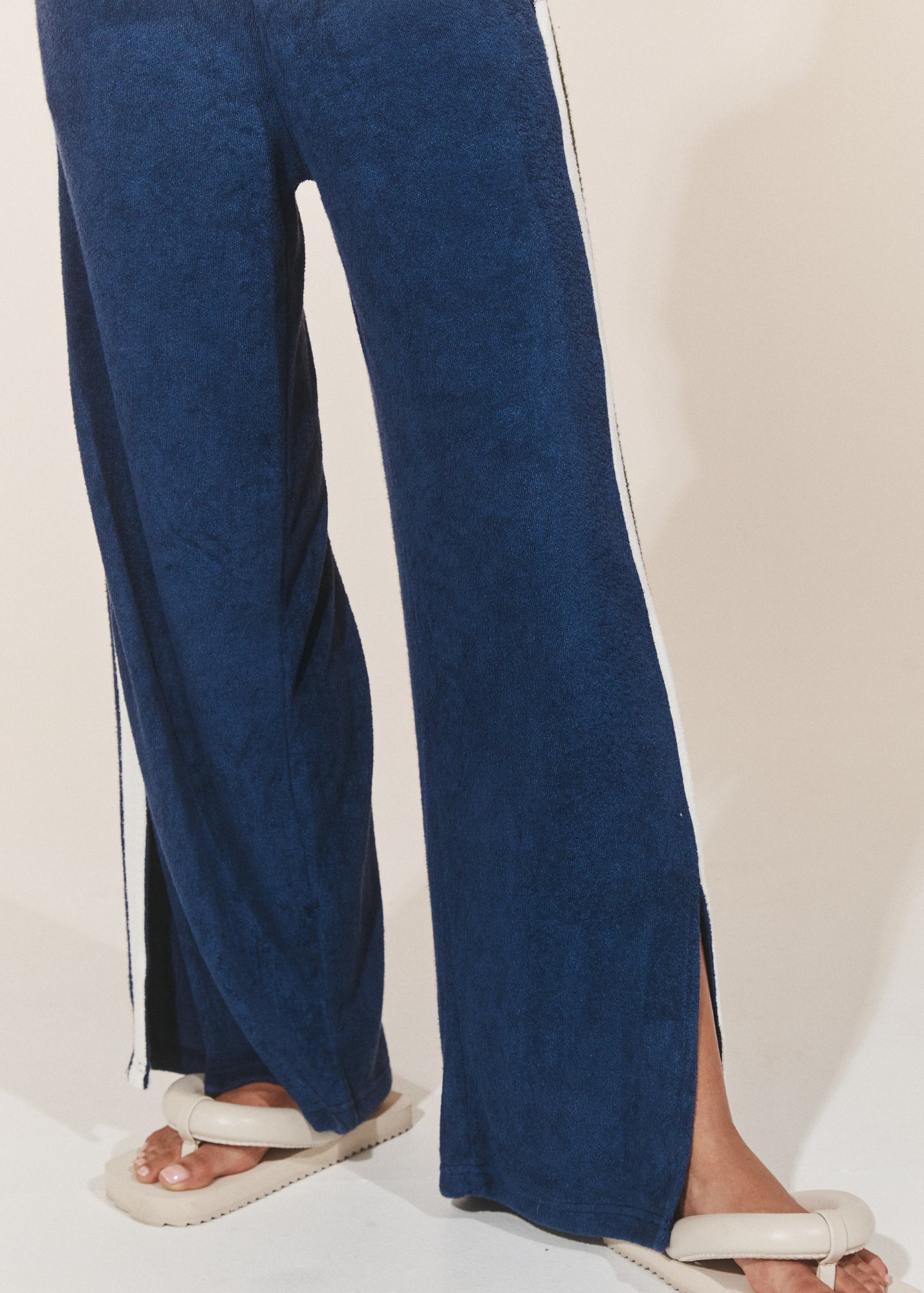Odyssey Terry Towelling Pant - Marine Blue-Pinky & Kamal-stride