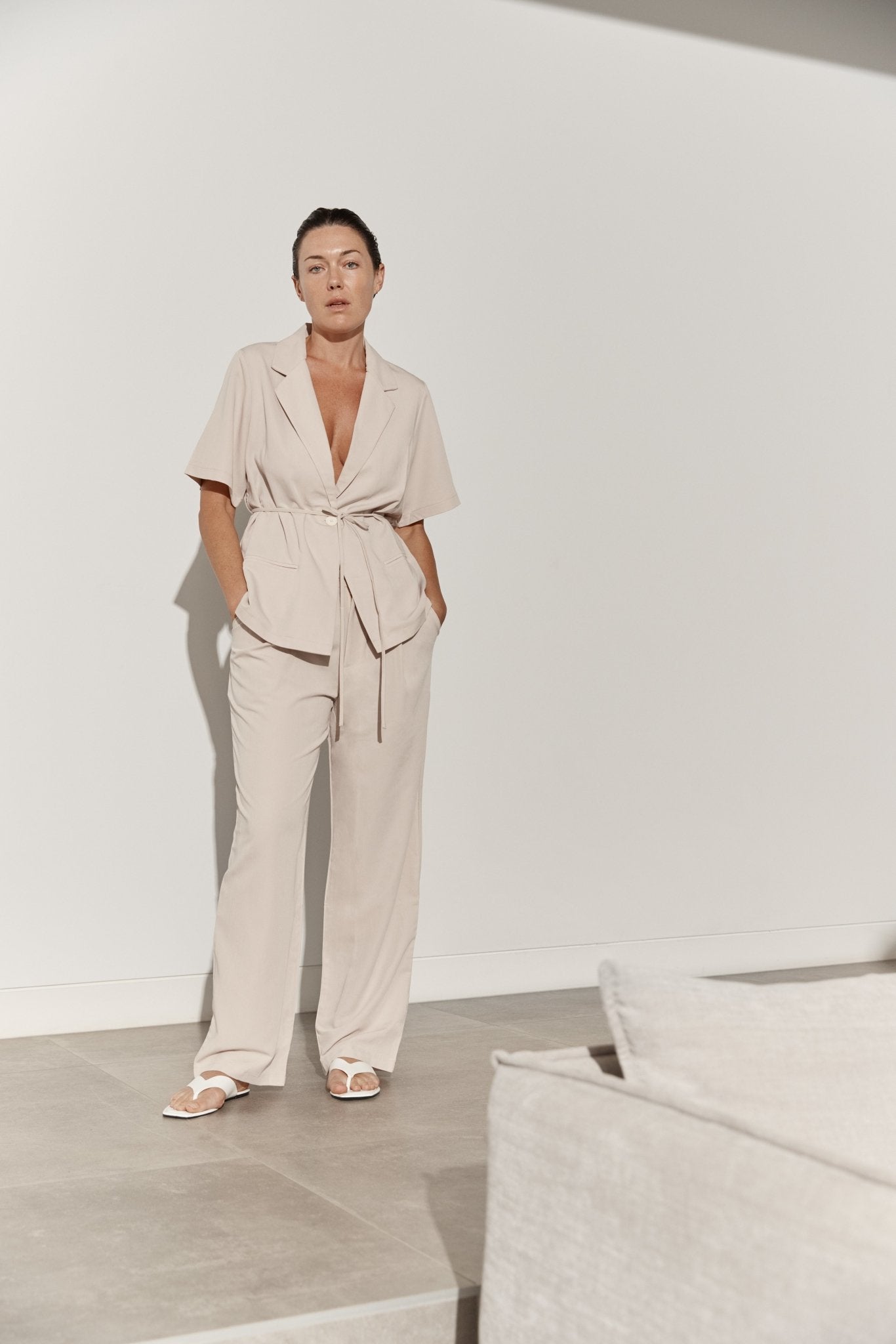Olia Wrap Shirt-ALKAM-stride