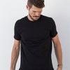 Organic Cotton, Men's, Classic Tee, Black-The Road-stride