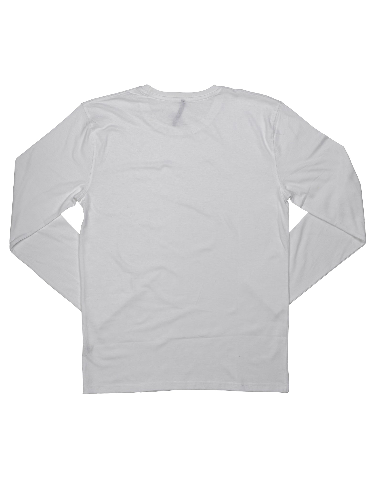 Organic Cotton, Men's, Long Sleeve, White-The Road-stride