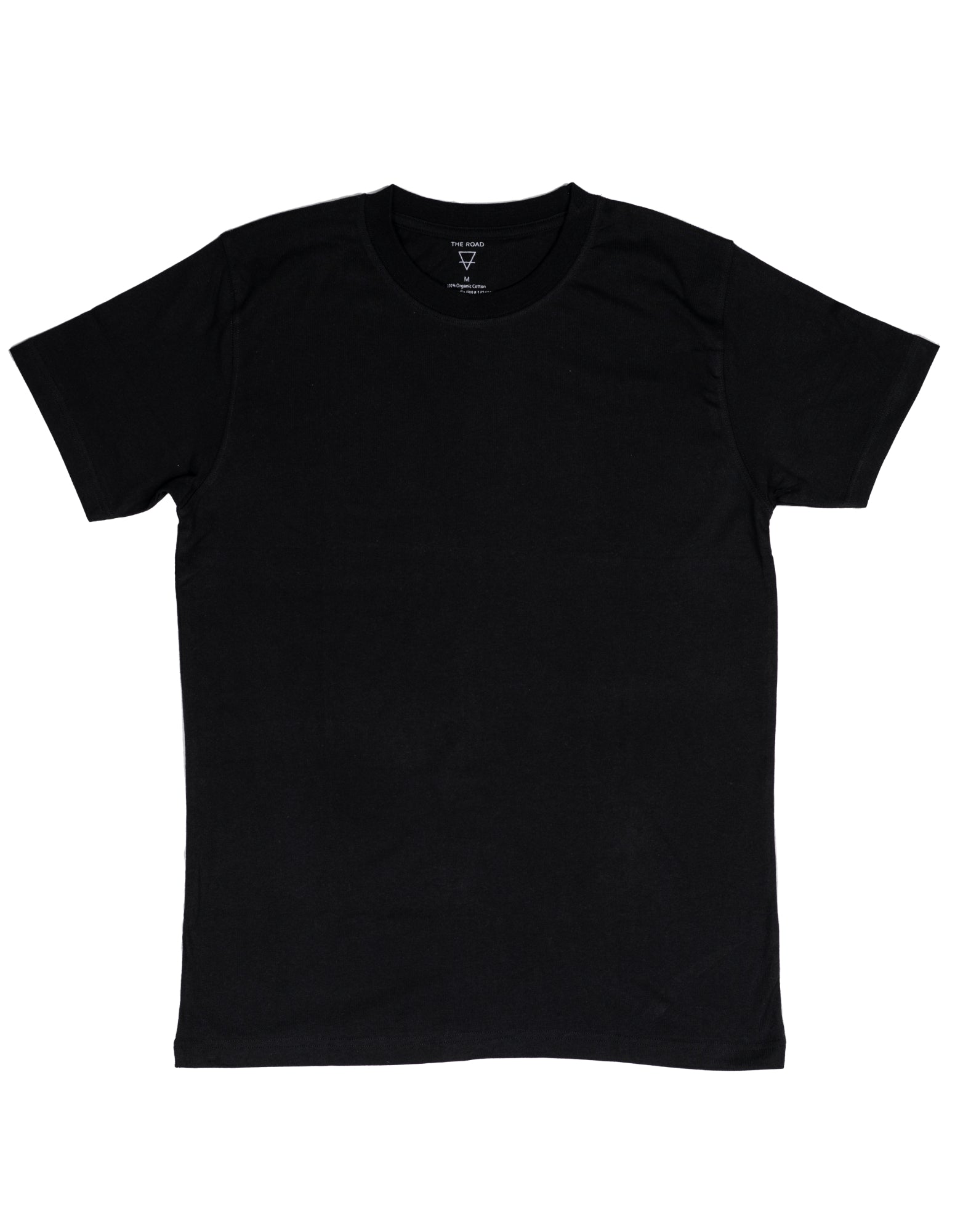 Organic Cotton, Women's, Classico Tee, Black-The Road-stride
