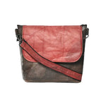 Red & Brown Unisex Messenger Bag-Karuna Dawn-stride