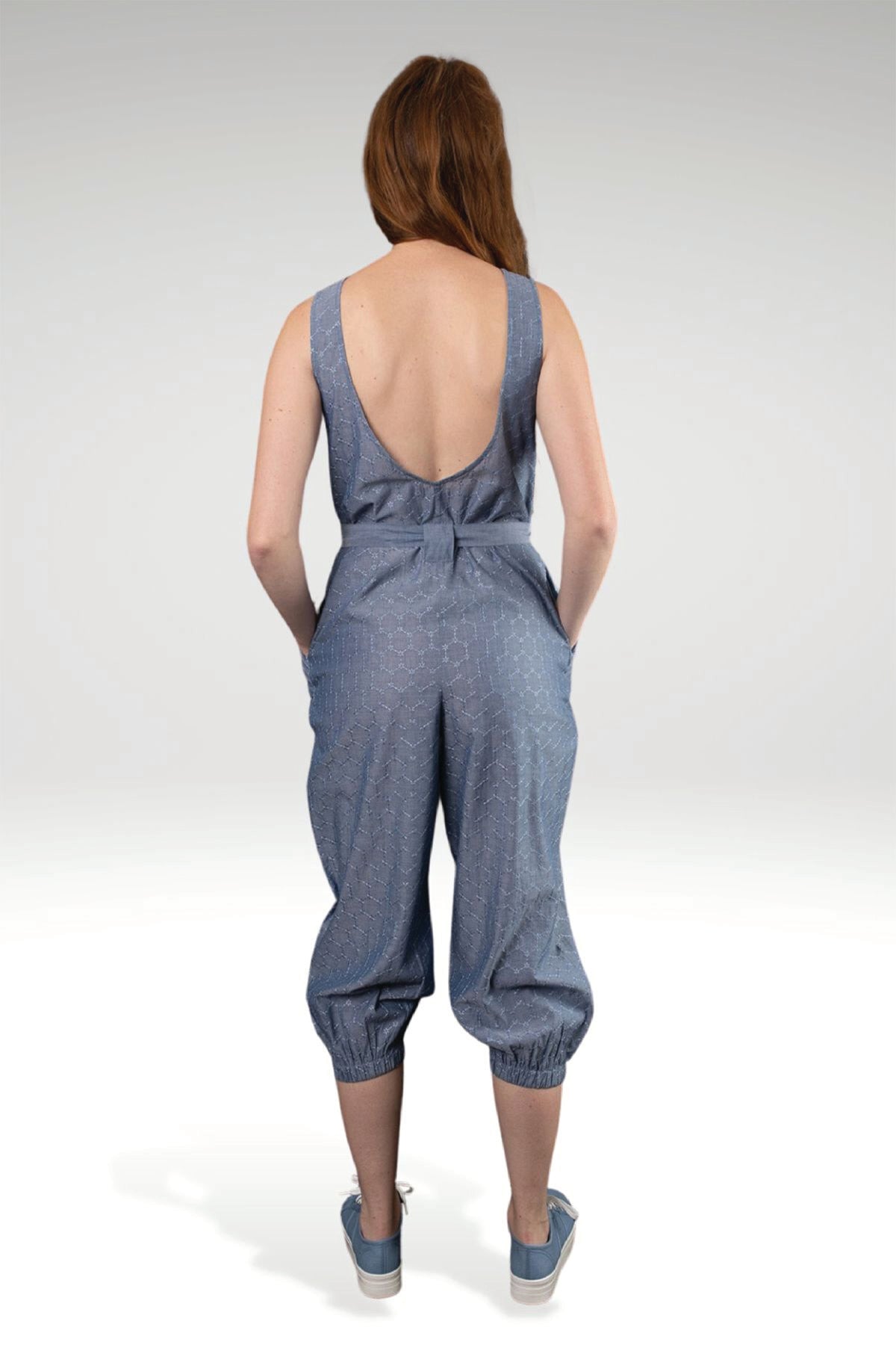 REHAN EMBROIDERED JUMPSUIT-Zoha-stride