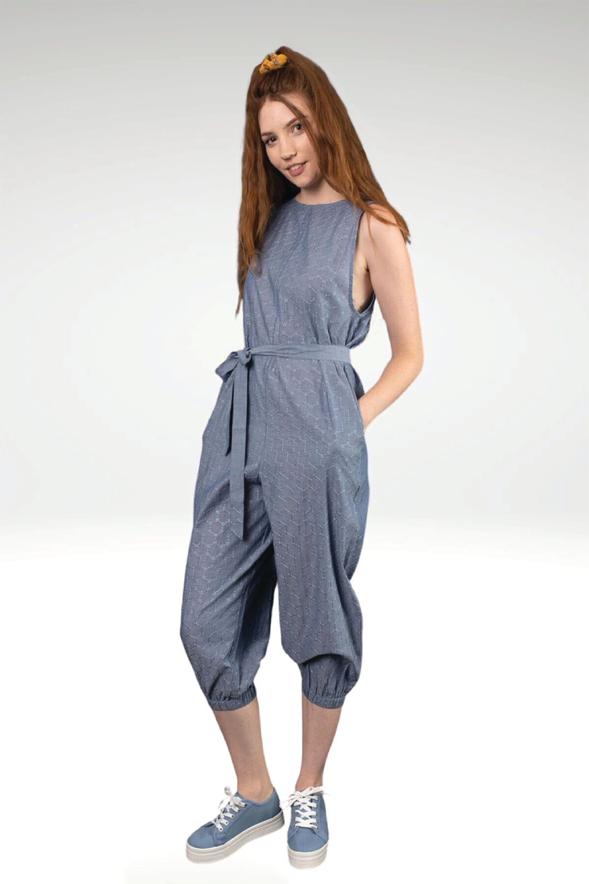 REHAN EMBROIDERED JUMPSUIT-Zoha-stride