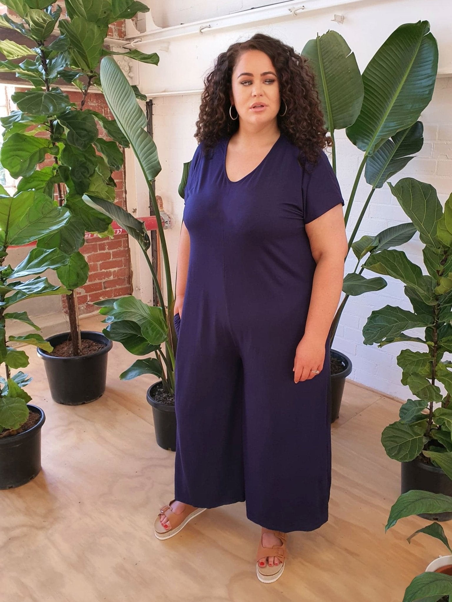 Relaxed Jumpsuit // Navy-Hope & Harvest-stride