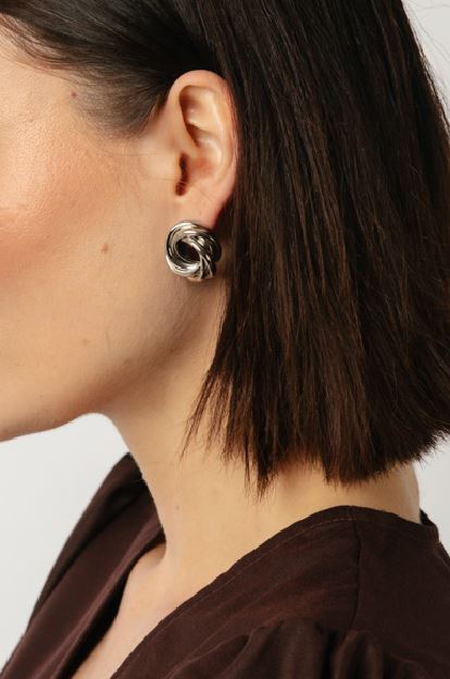 Rope Stud Earrings-ALKAM-stride