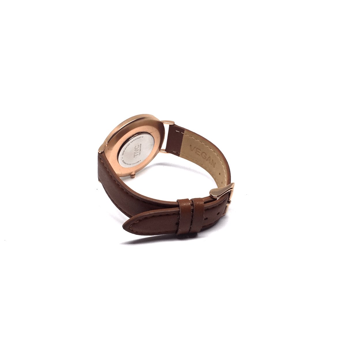 Rose Gold | Tan Stitched Band-Time IV Change-stride