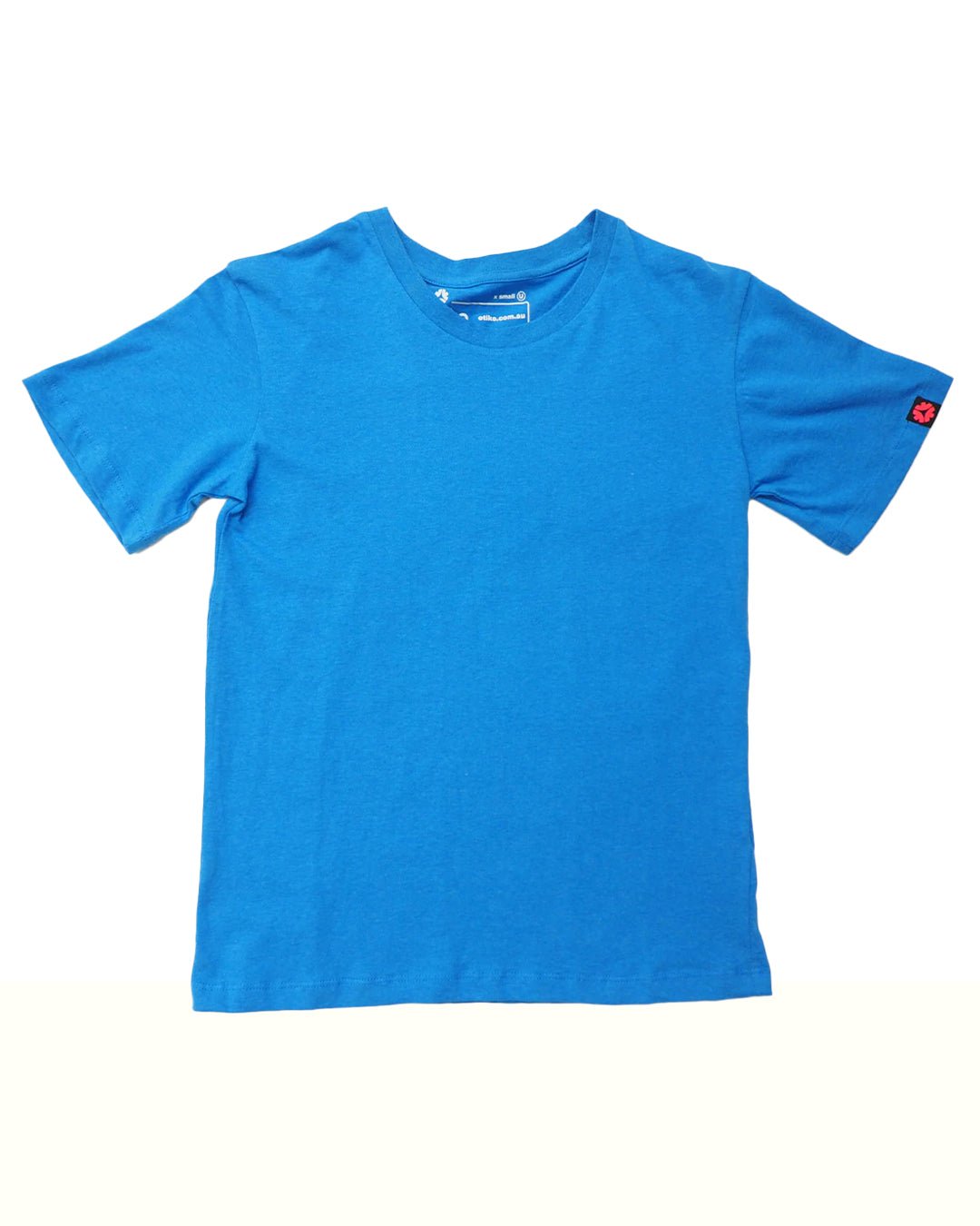 Round Neck T-shirt, Unisex Blue Marle-Etiko-stride