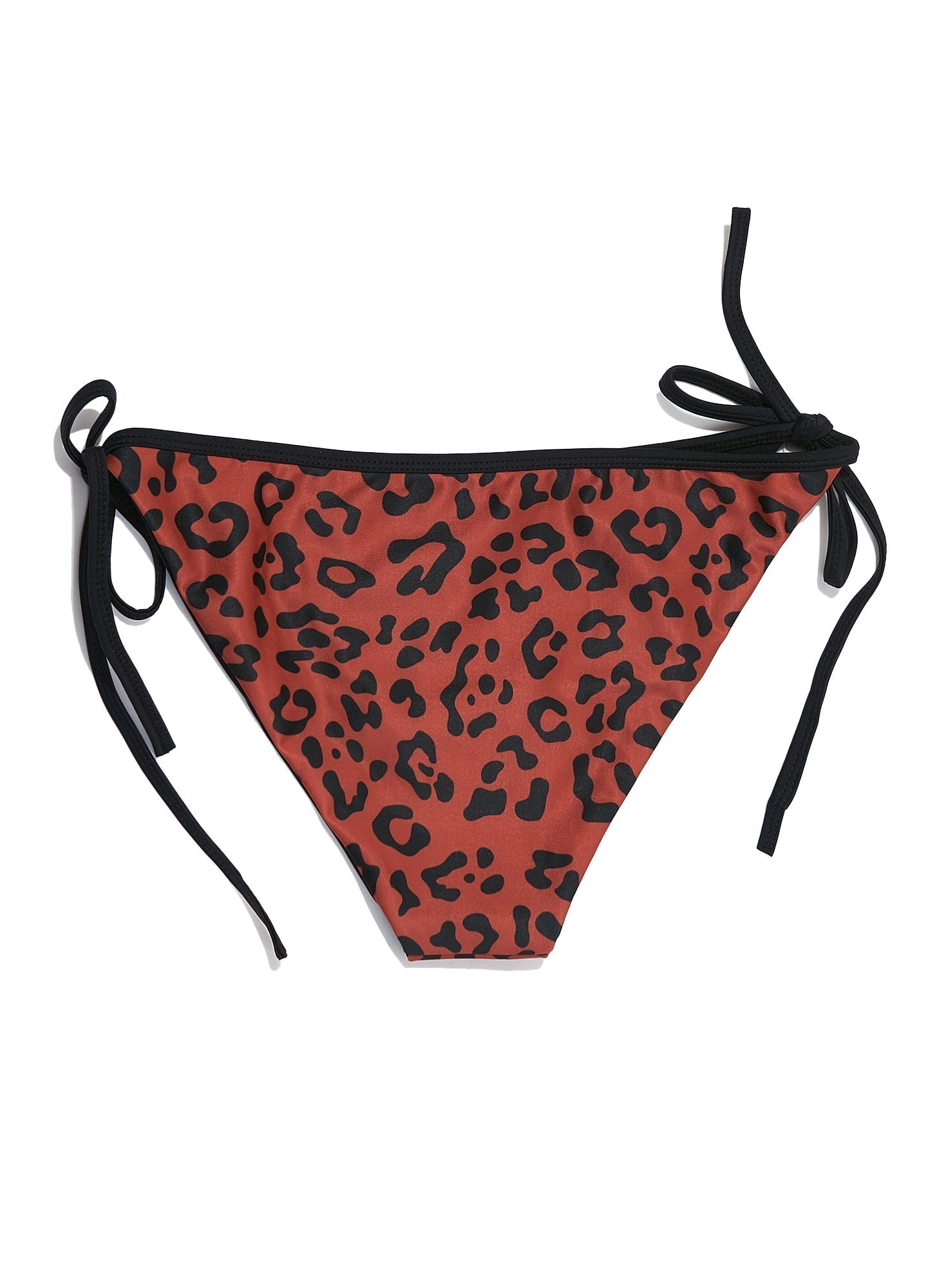 Savannah Black/Leopard Print Reversible Bikini Bottom-Yindi & Salt-stride