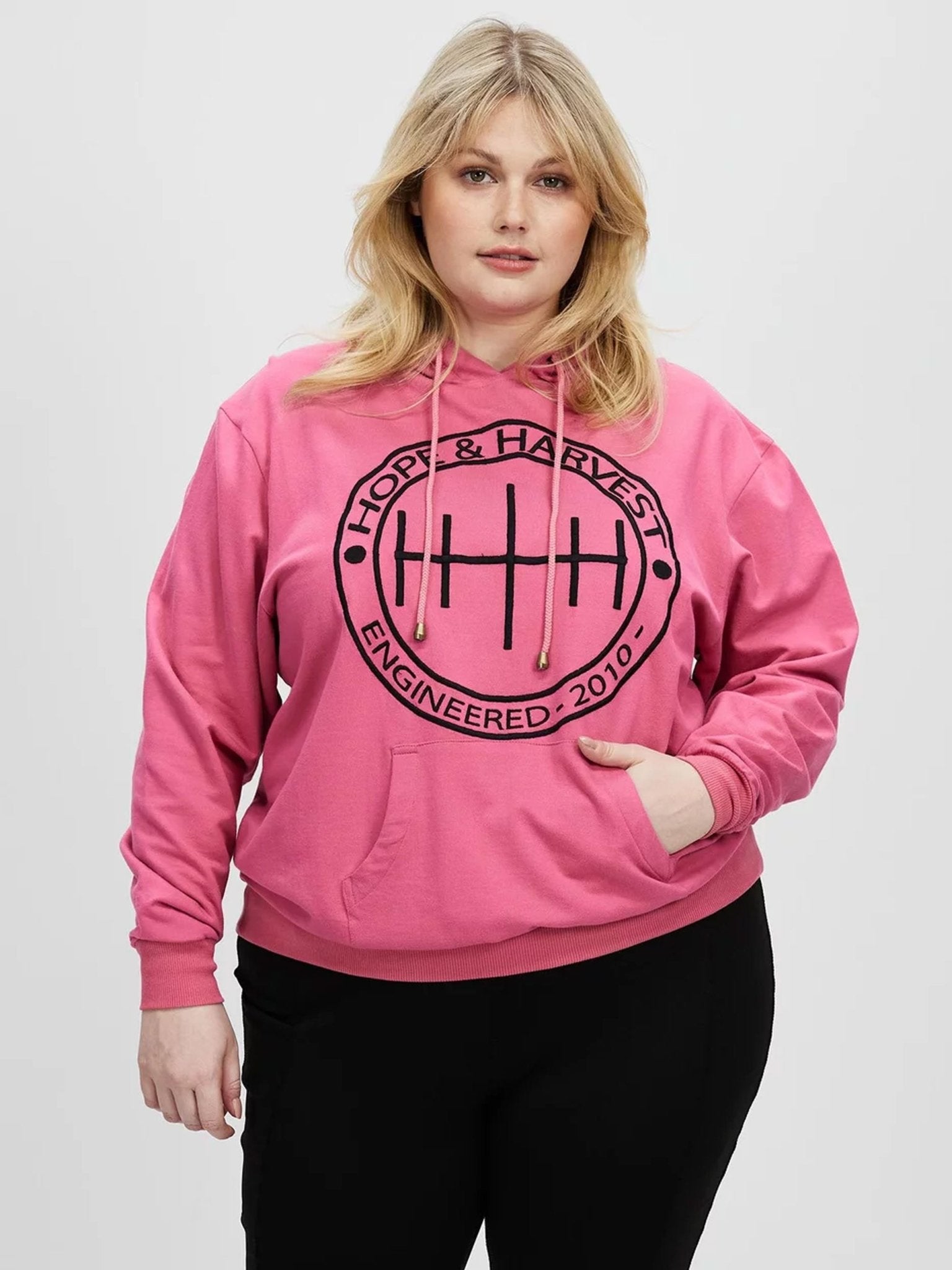 Signature Hoodie // Hot Pink-Hope & Harvest-stride