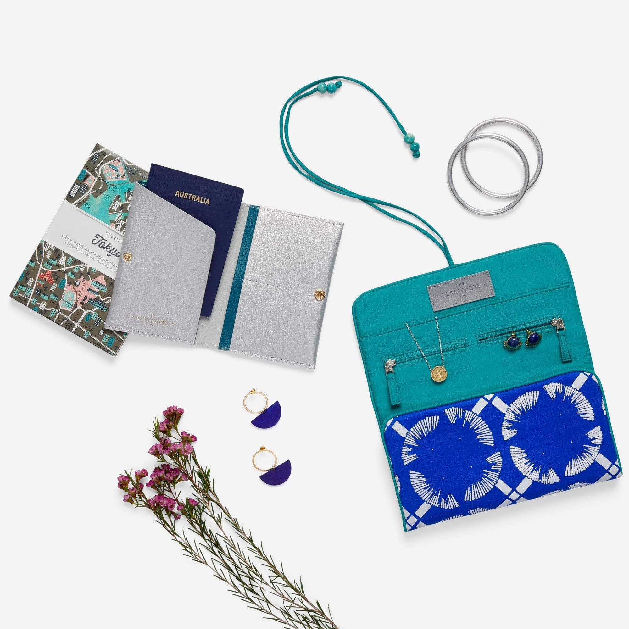 Silk Jewellery Wallet - Lost in Translation-The Elsewhere Co-stride