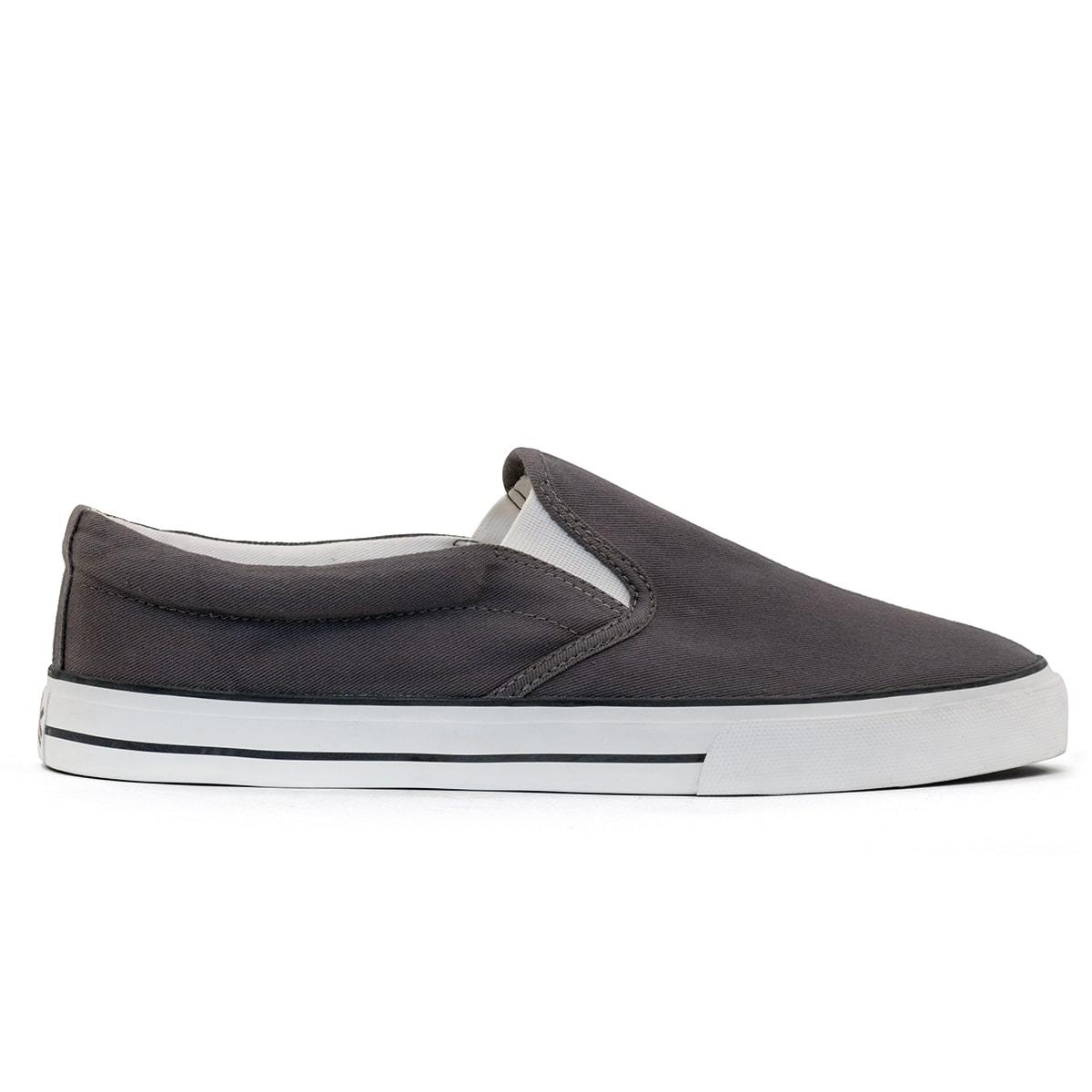 Slip On Grey & White-Etiko-stride