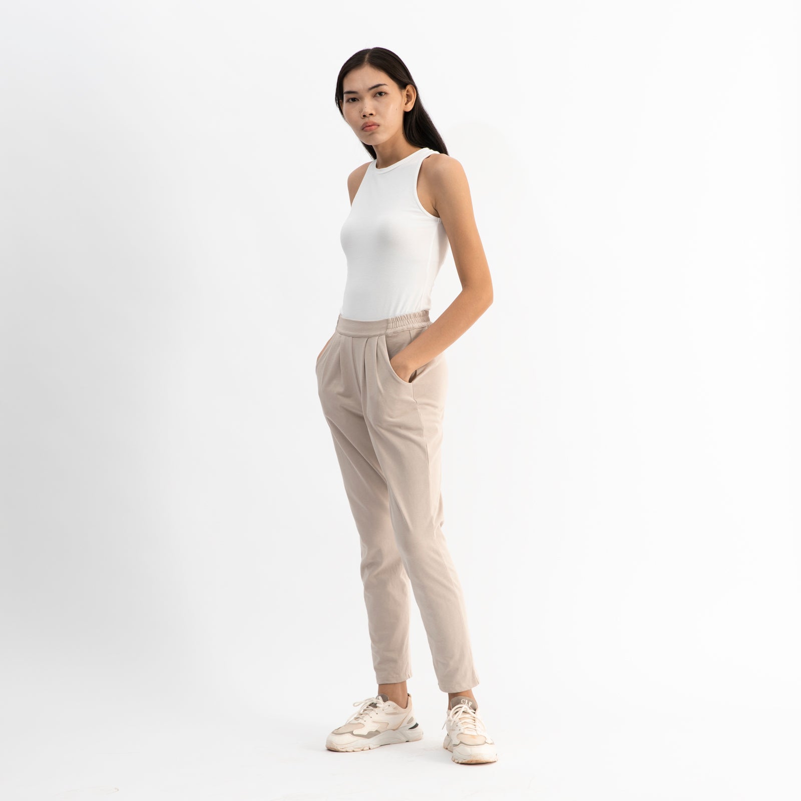 Slouch Pant | Stone-Dorsu-stride