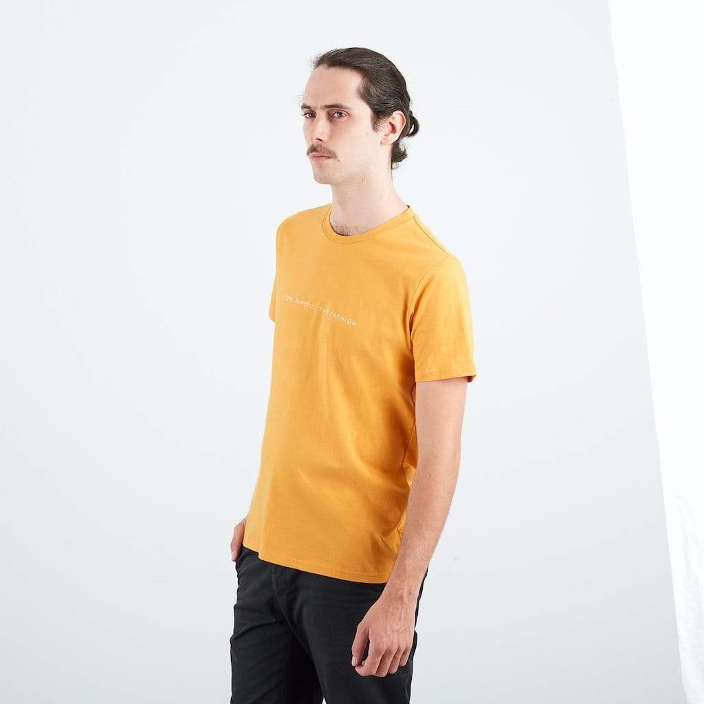 SMFF Men's T-Shirt | Mustard-Dorsu-stride