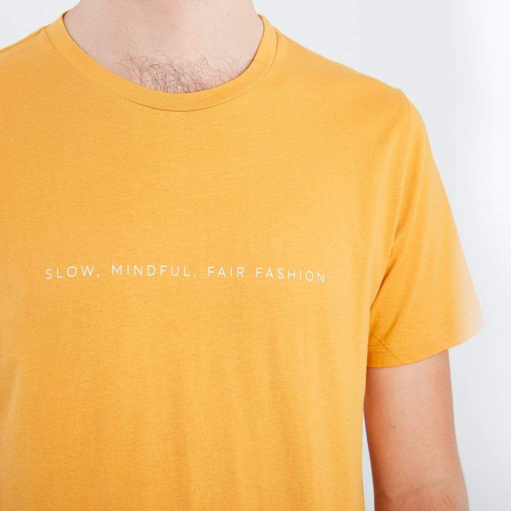 SMFF Men's T-Shirt | Mustard-Dorsu-stride