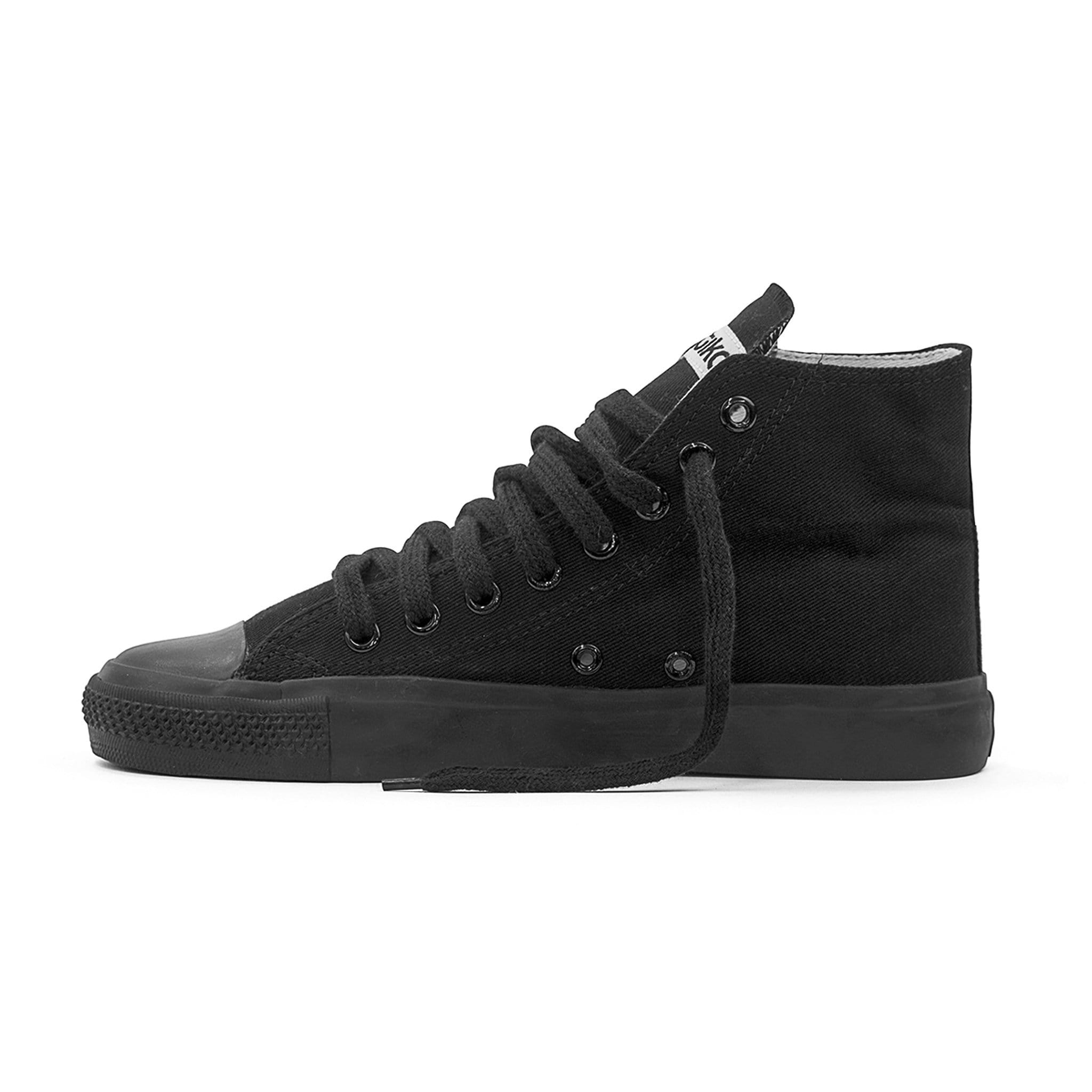Sneakers Hitops All Black Organic Fairtrade-Etiko-stride