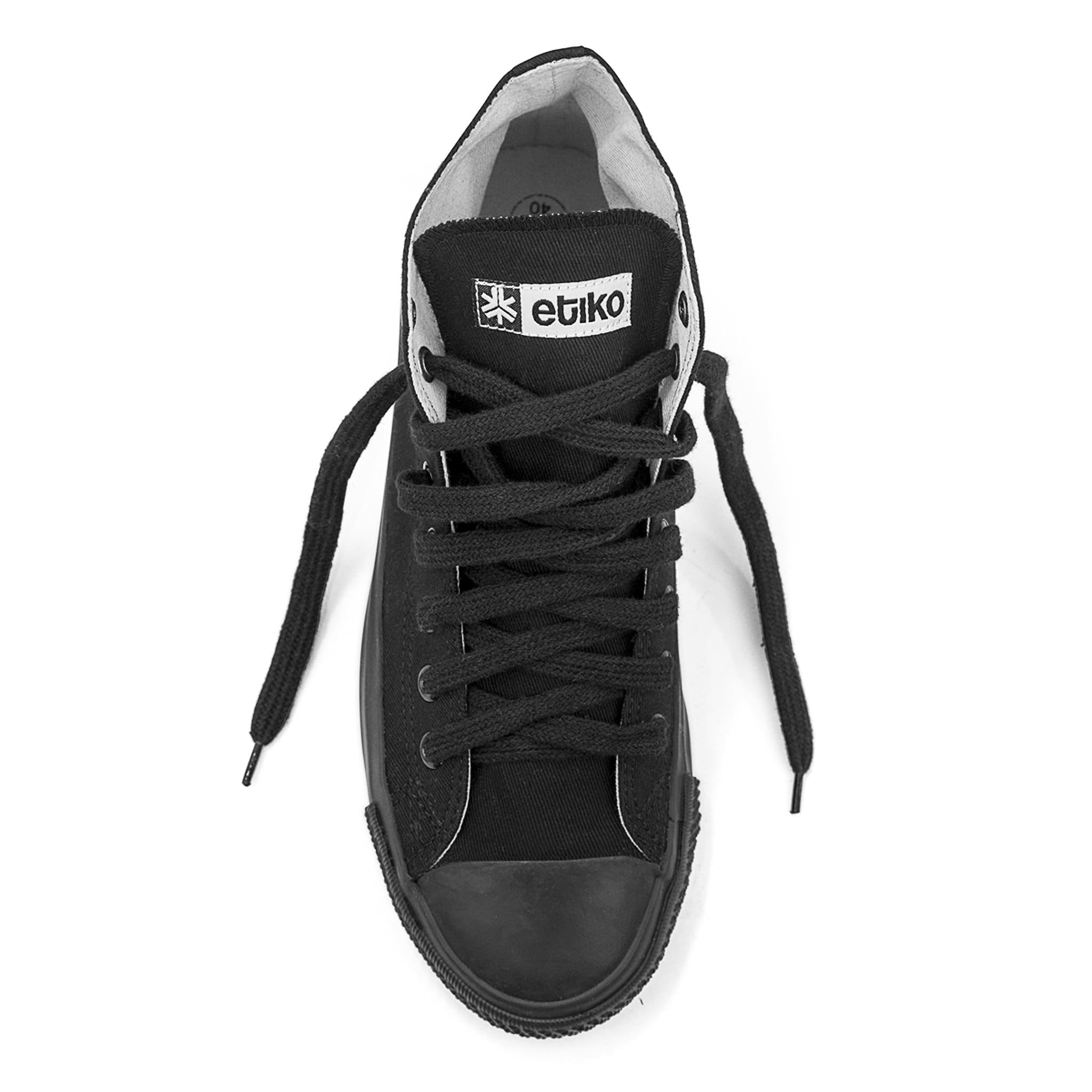 Sneakers Hitops All Black Organic Fairtrade-Etiko-stride