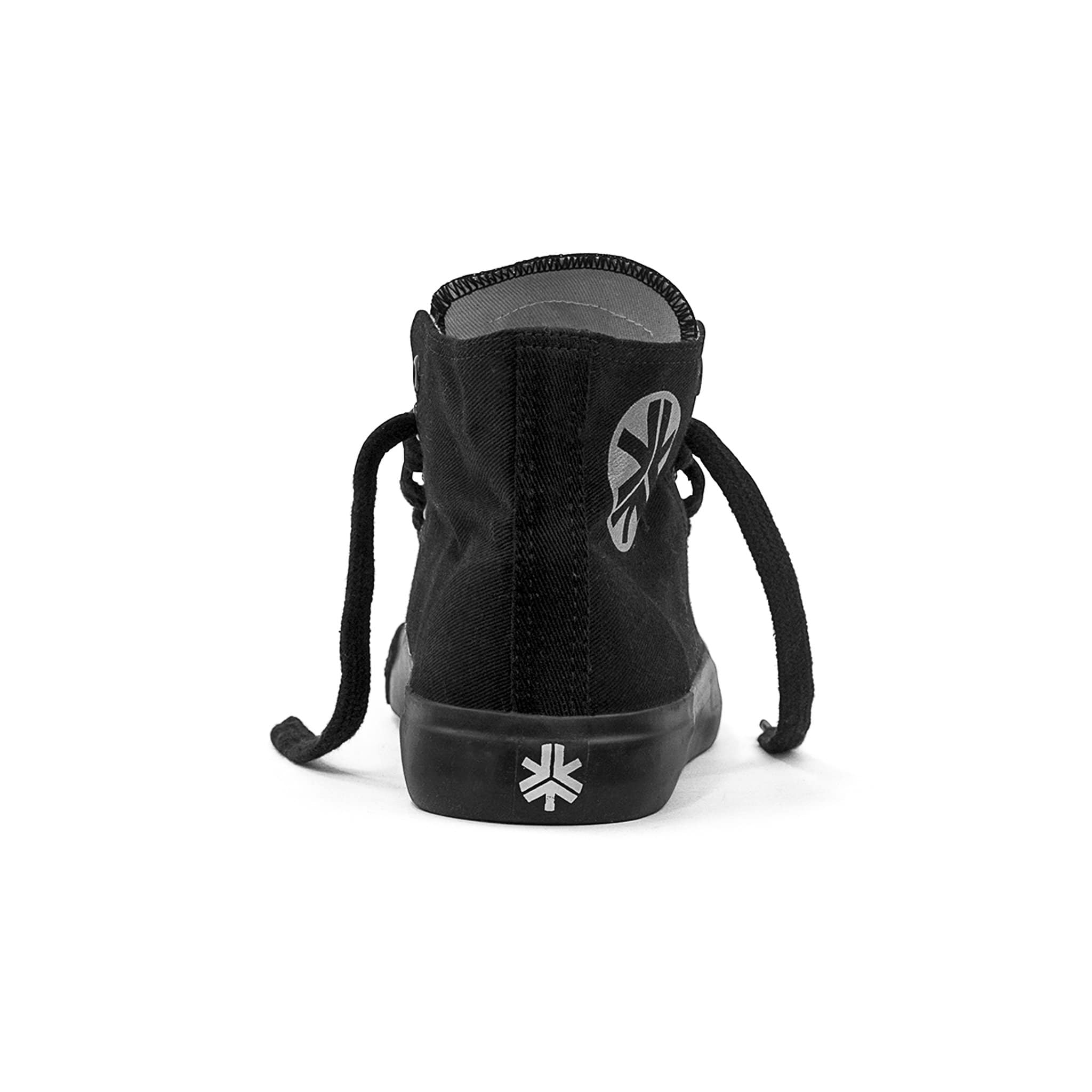 Sneakers Hitops All Black Organic Fairtrade-Etiko-stride