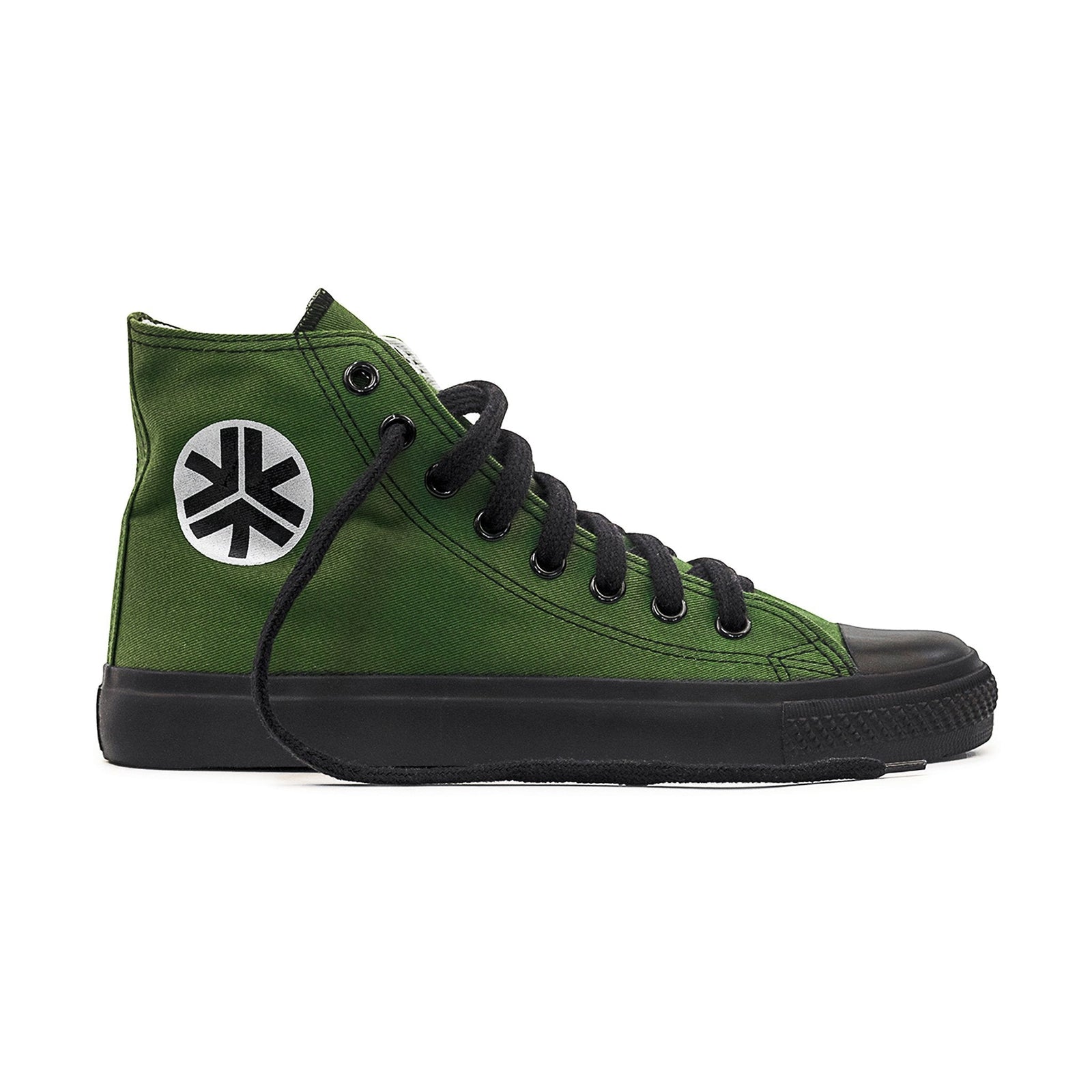 Sneakers Hitops Olive Organic Fairtrade-Etiko-stride