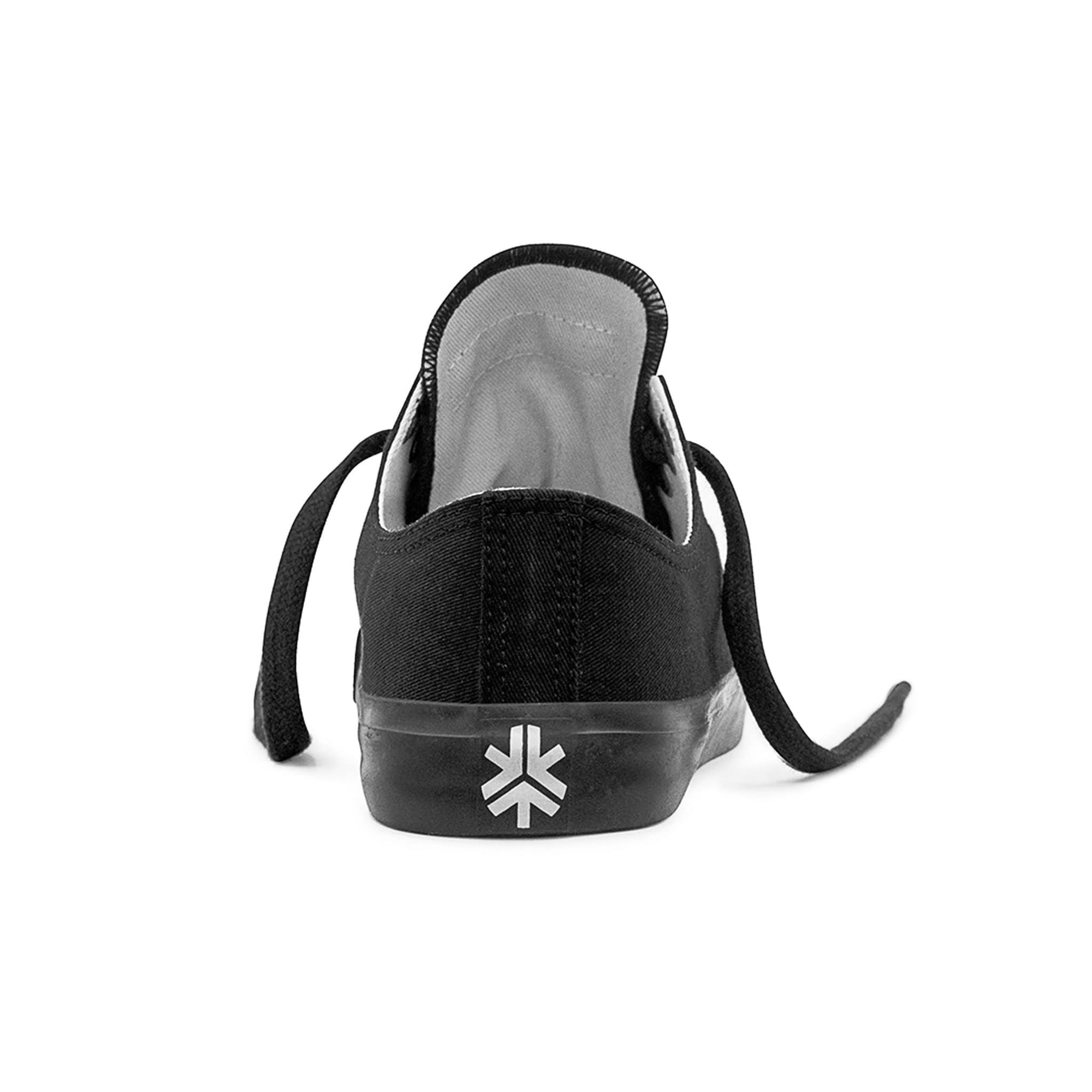 Sneakers Lowcuts All Black Organic Fairtrade-Etiko-stride