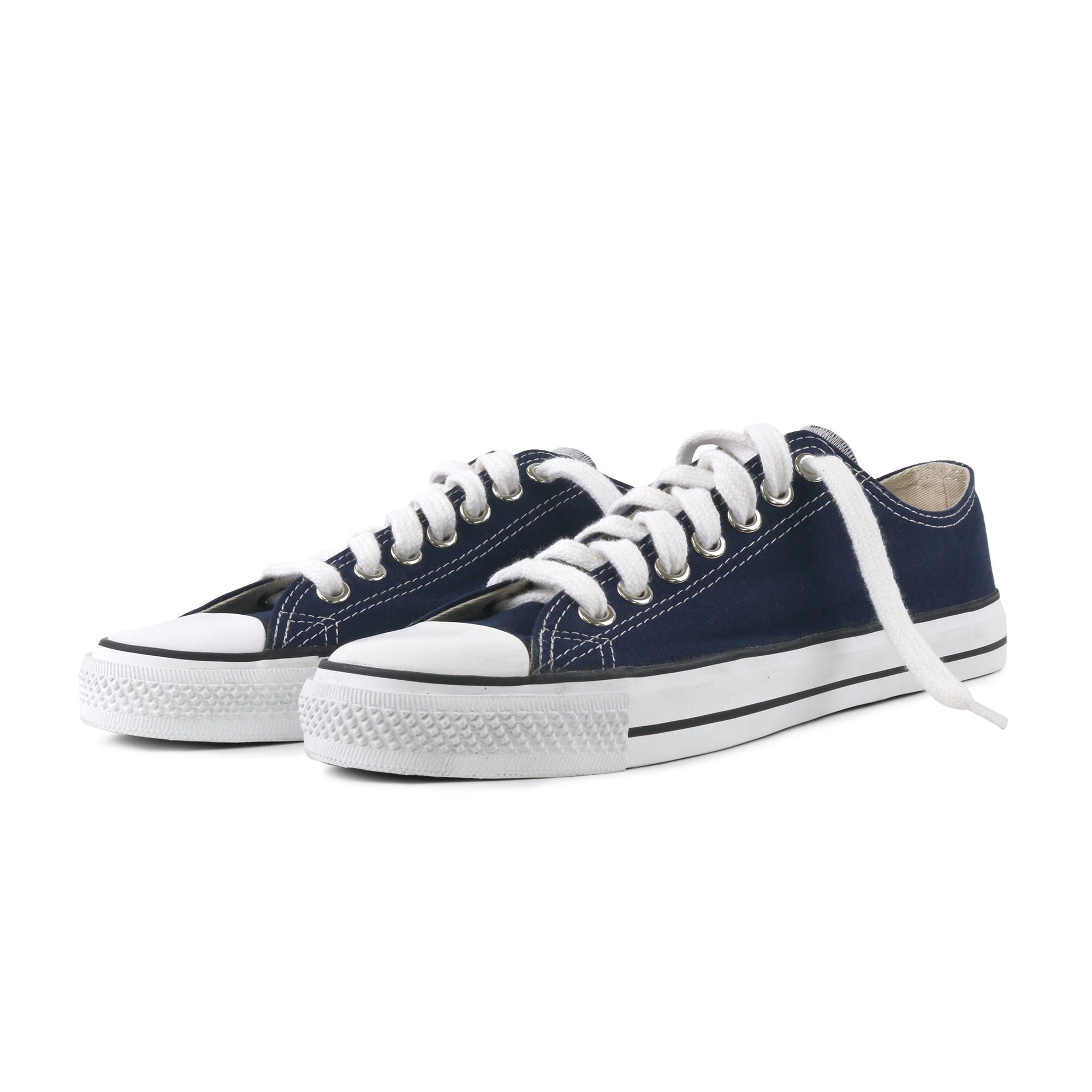 Sneakers Lowcuts Blue Organic Fairtrade-Etiko-stride