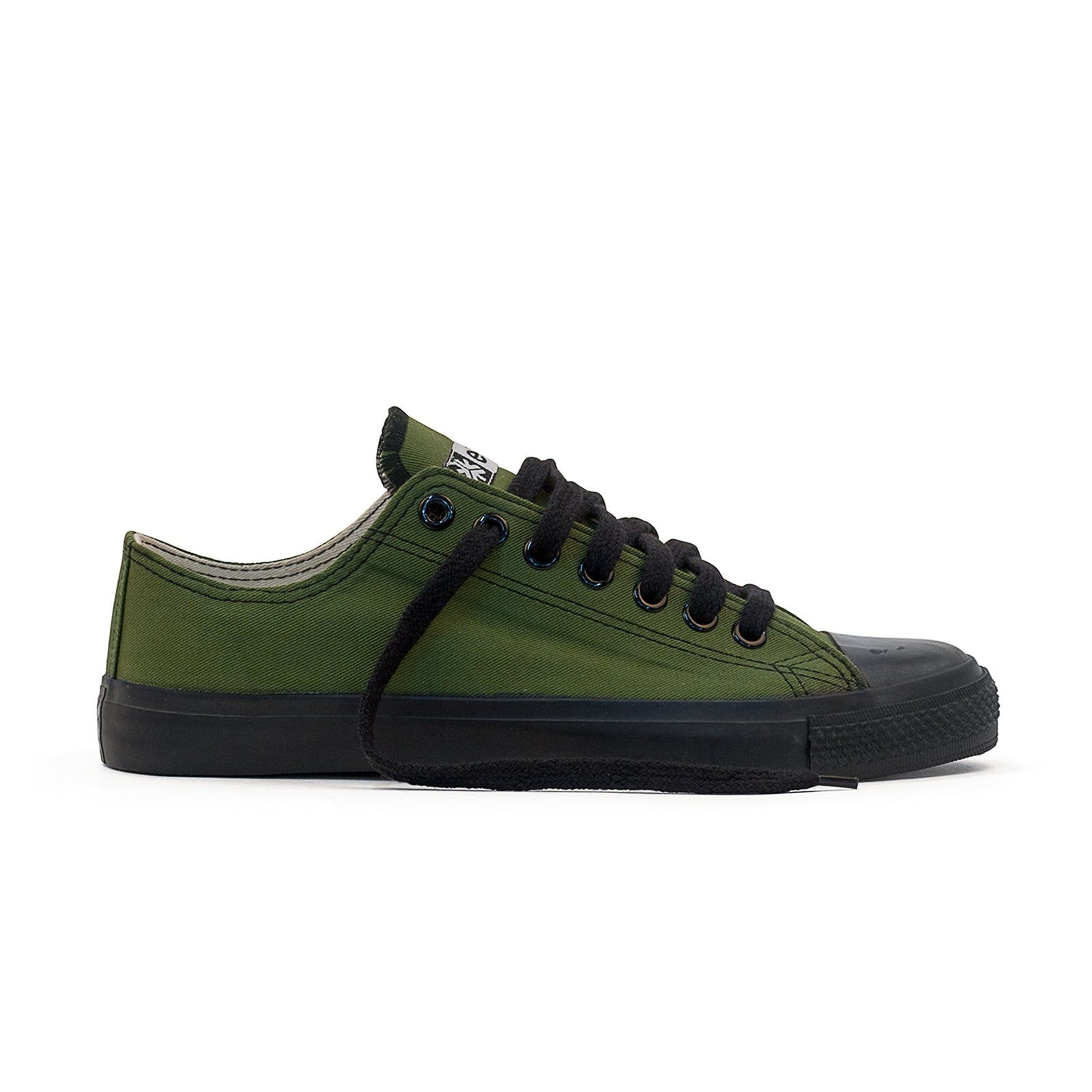 Sneakers Lowcuts Olive Organic Fairtrade-Etiko-stride