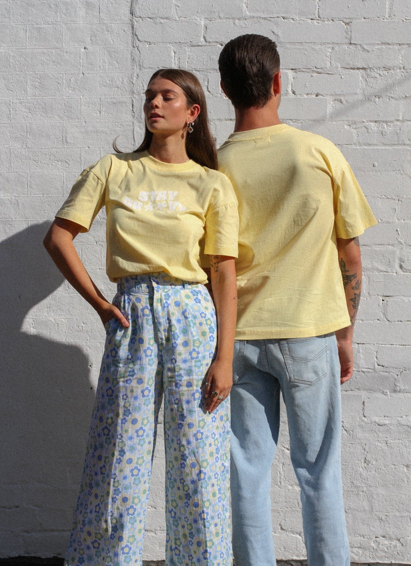 Stay Groovy Tee-Arlo & Olive-stride