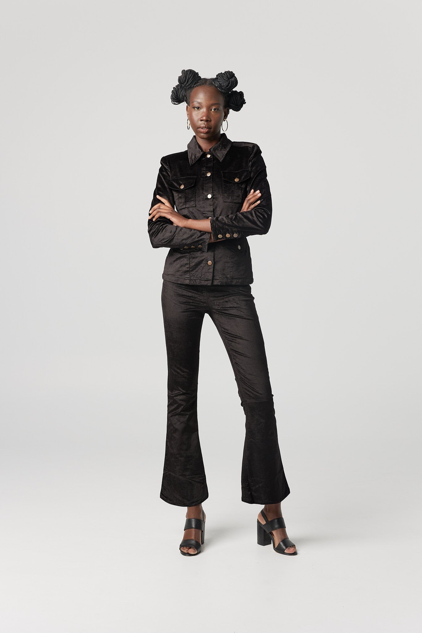 "Steppin Out" Velvet Corduroy Pants-Why Mary-stride