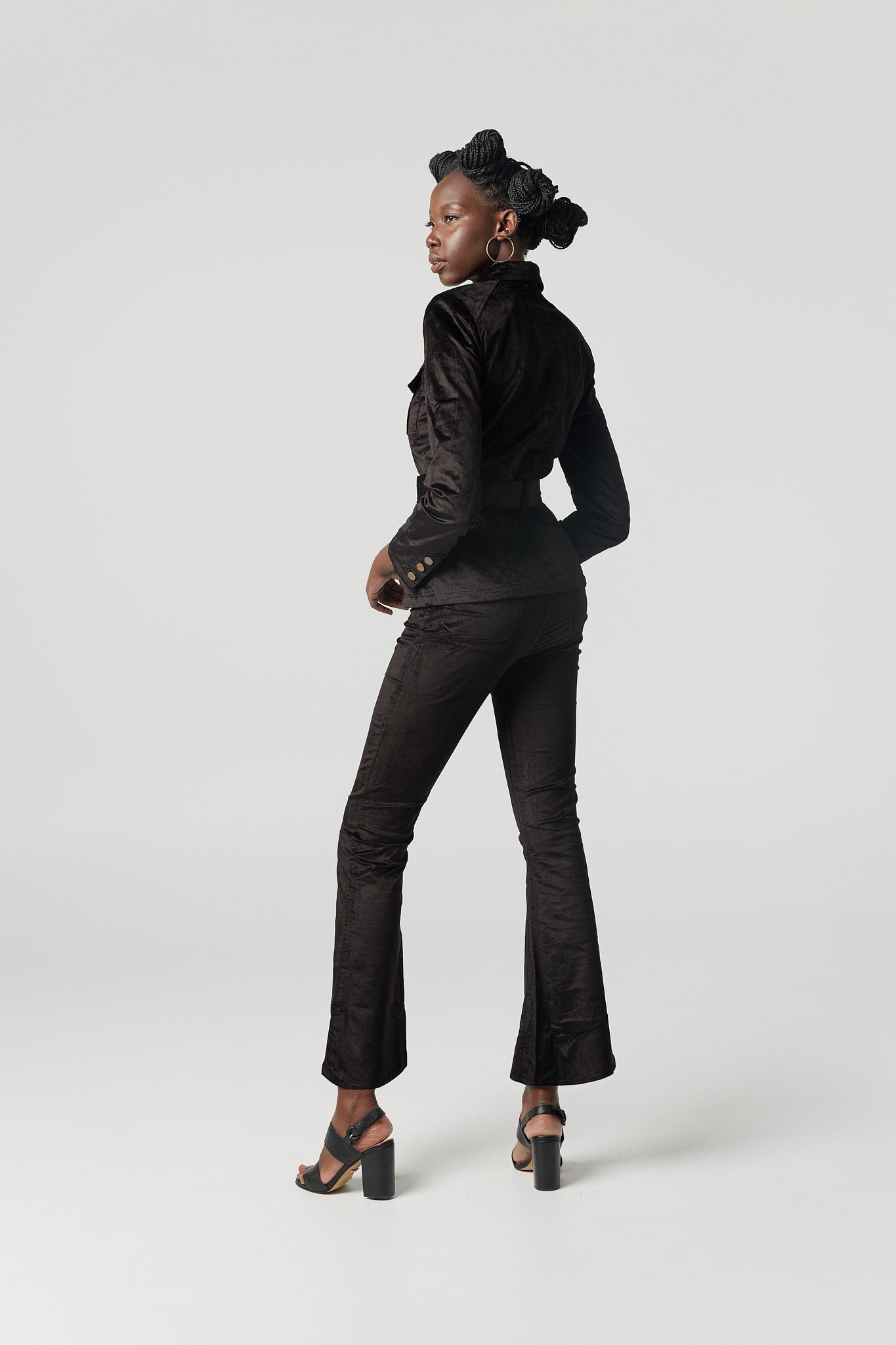 "Steppin Out" Velvet Corduroy Pants-Why Mary-stride