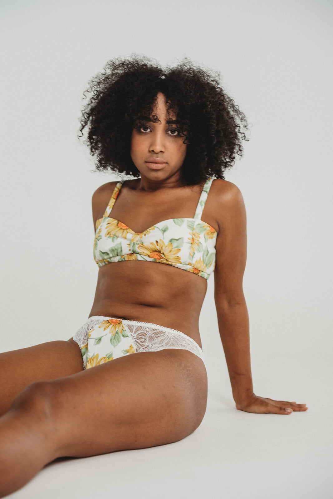 Sunflower Cotton Bralette