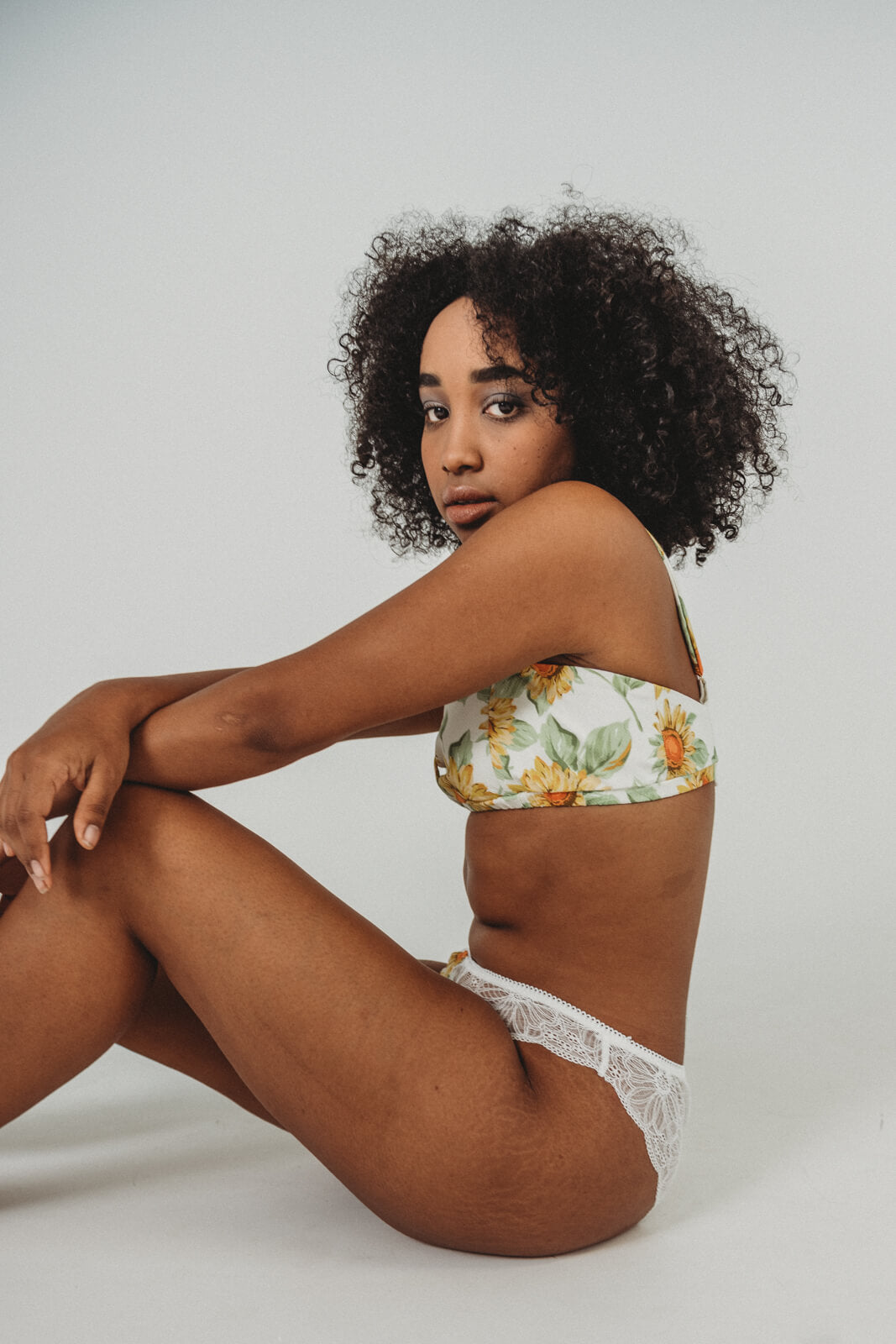 Sunflower Cotton Bralette