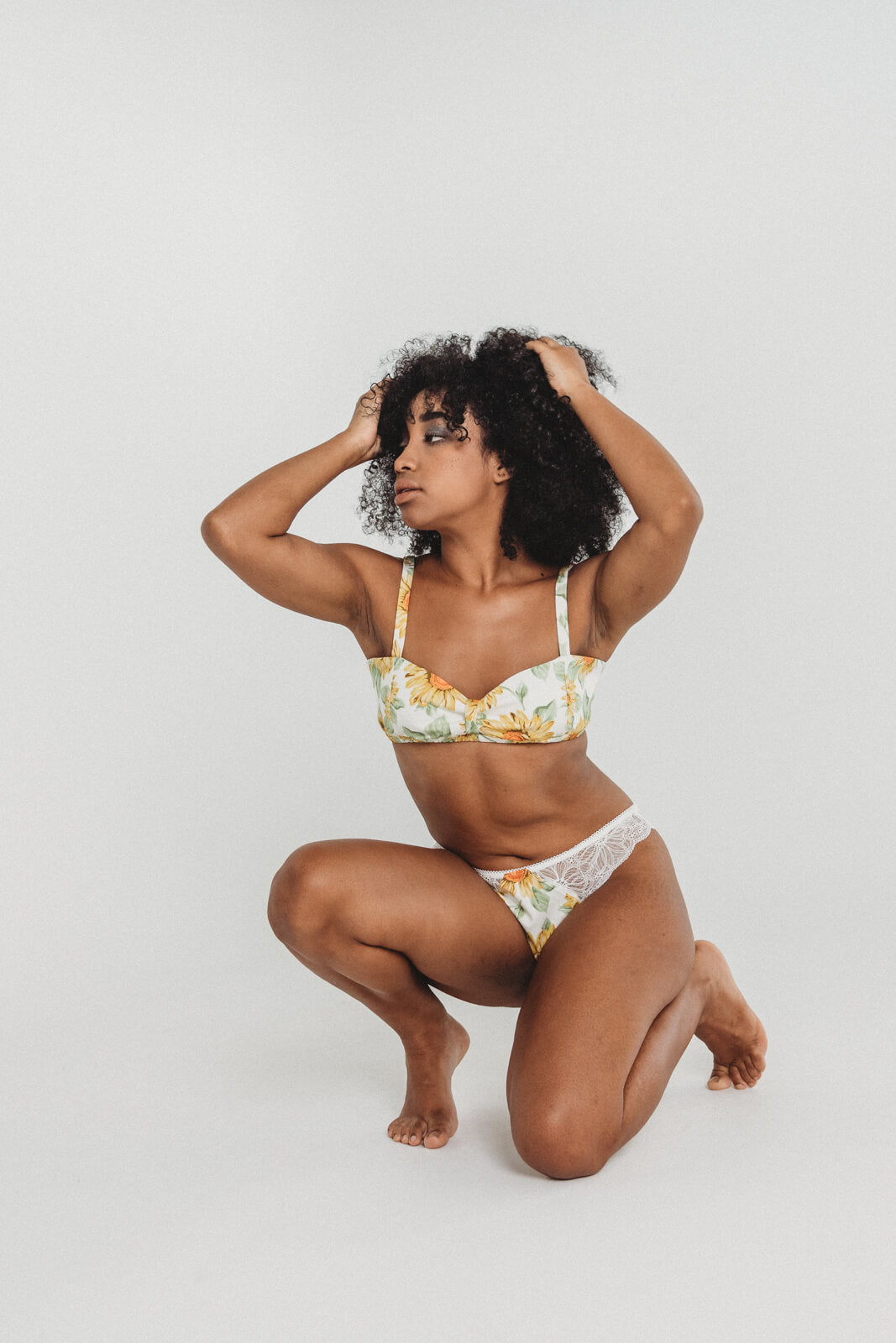 Sunflower Cotton Bralette