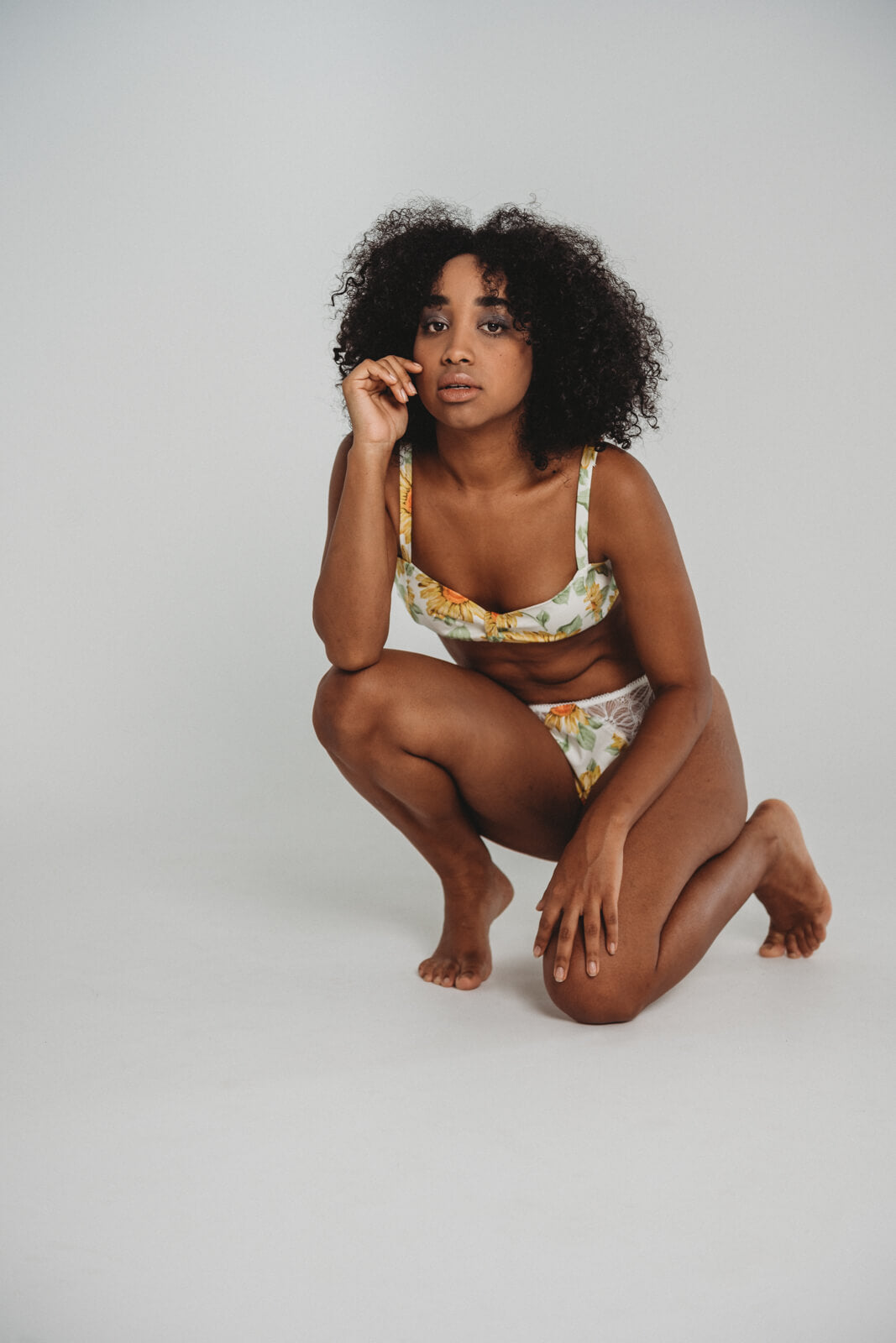 Sunflower Cotton Bralette