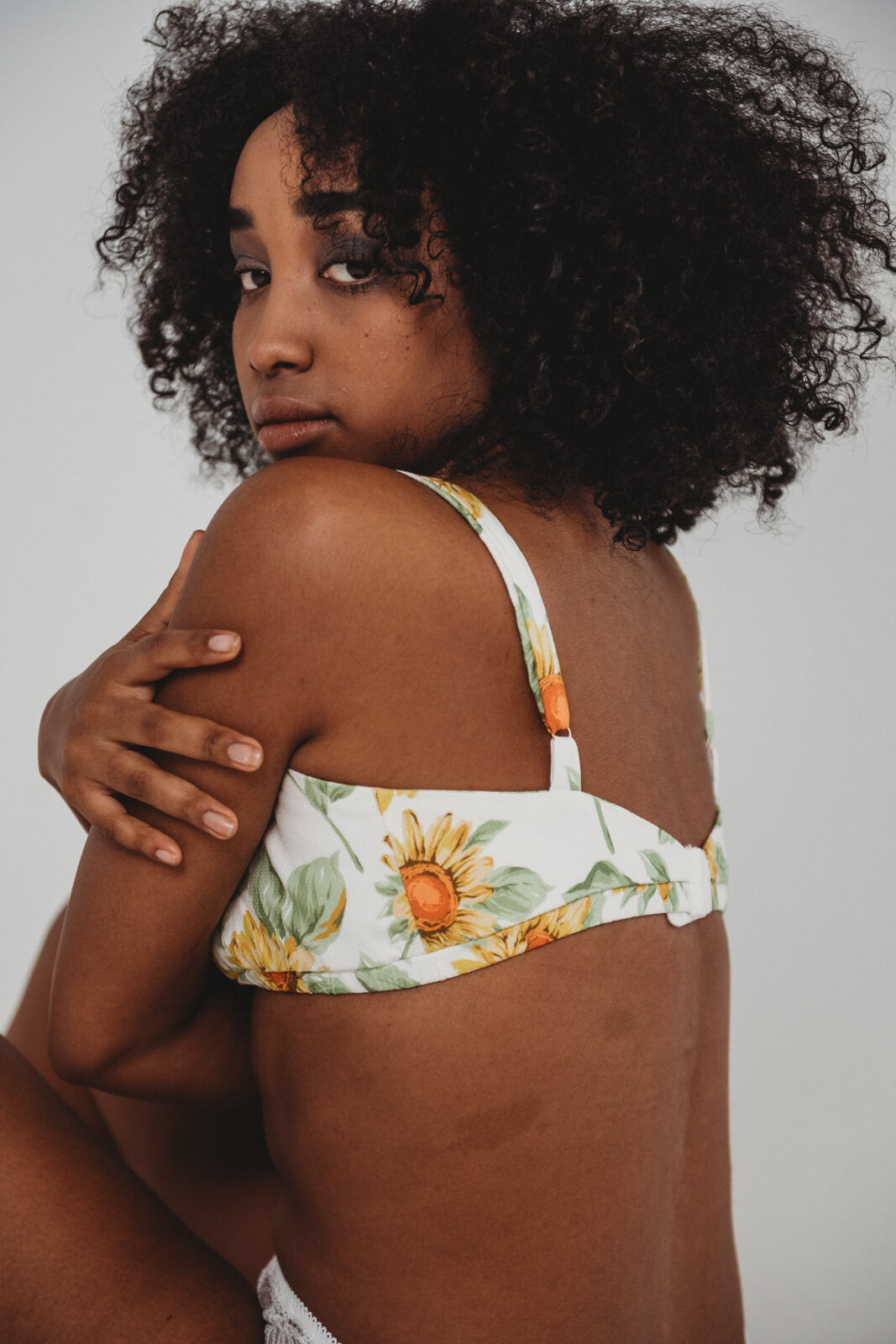 Sunflower Cotton Bralette