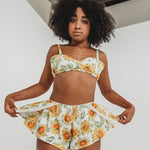 Sunflower French Knickers-Lazy Girl Lingerie-stride