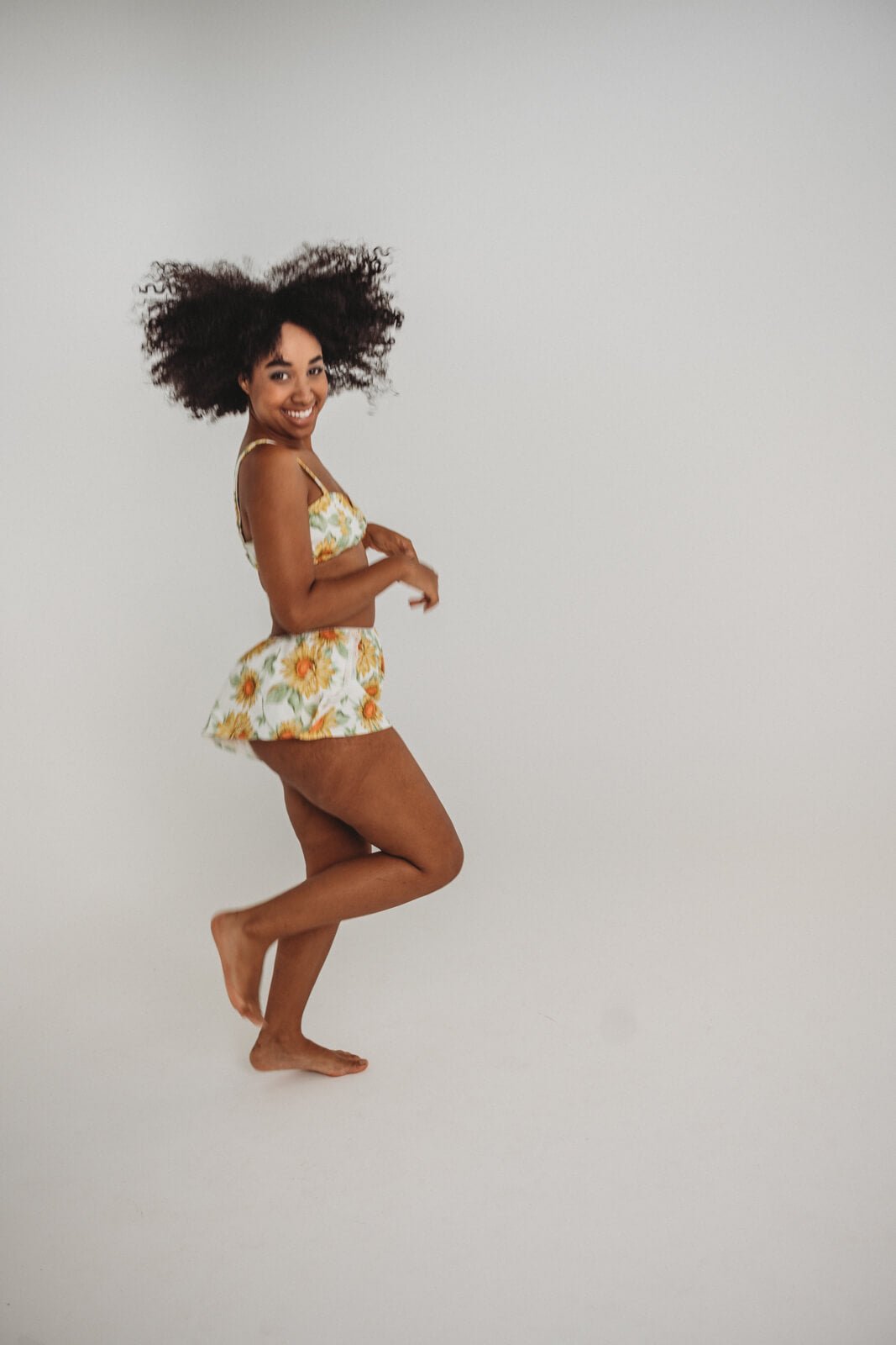 Sunflower French Knickers-Lazy Girl Lingerie-stride
