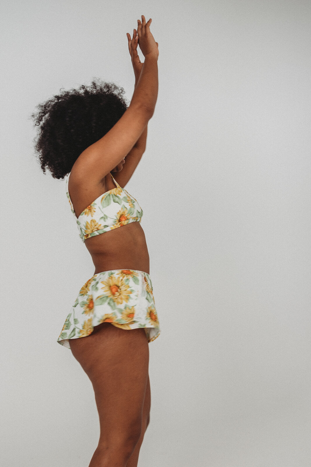 Sunflower French Knickers-Lazy Girl Lingerie-stride
