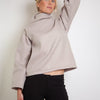 Tahli Jumper Straight Sleeves - Rose Ecru Wool Melton-Scout The Label-stride