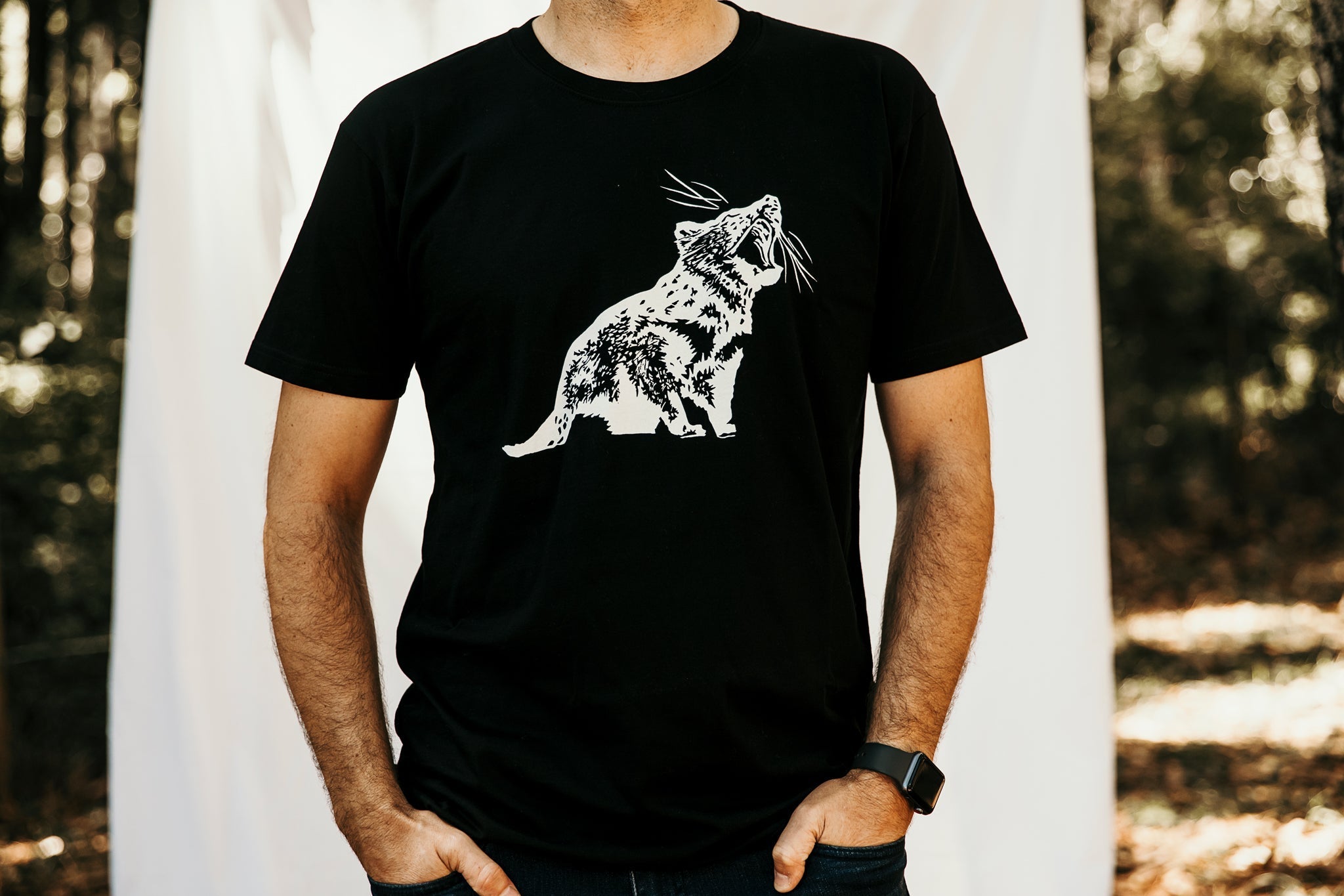 TASSIE DEVIL Unisex Tee-High Tees-stride