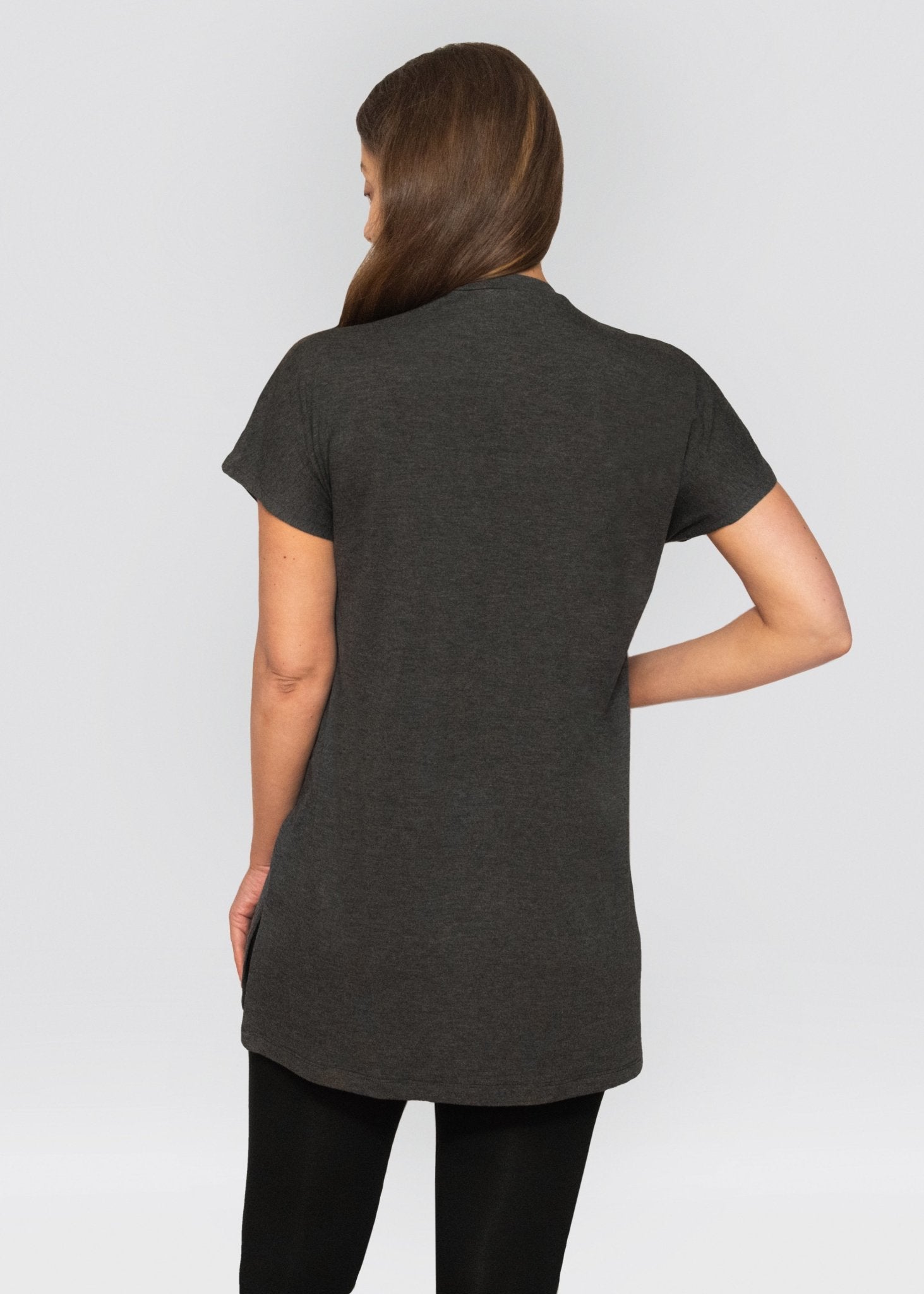 tee - charcoal-Úton Maternity-stride