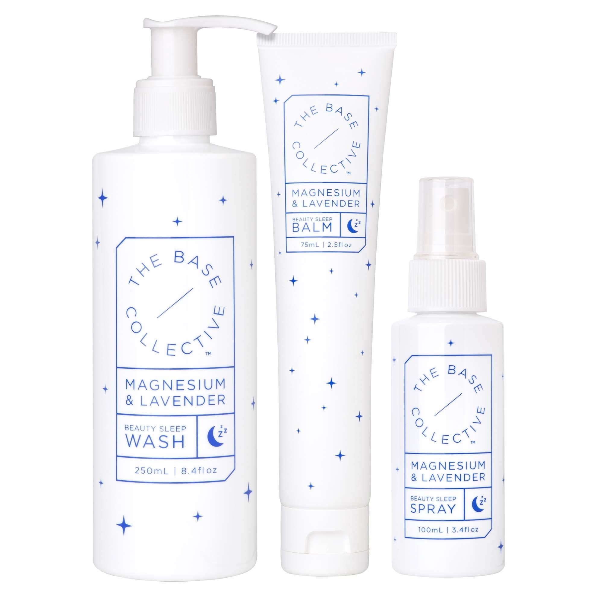The Beauty Sleep Bundle - Magnesium & Lavender-The Base Collective-stride