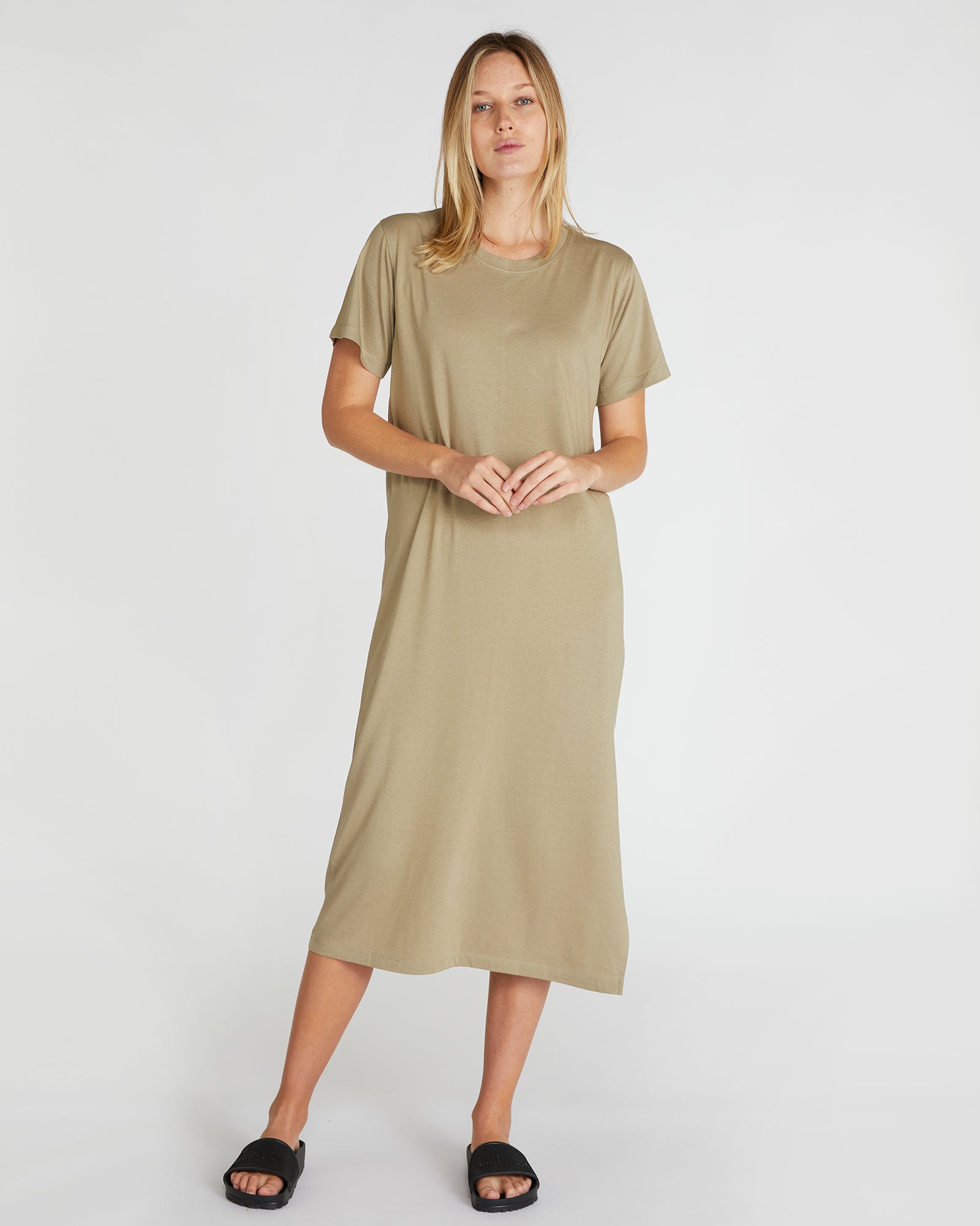 The Boxy Tee Dress | Oak-Cloth & Co-stride