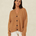 The Cardigan | Raw Umber-Cloth & Co-stride