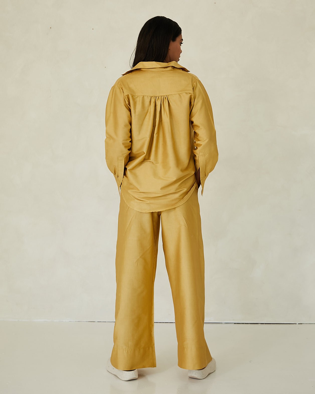 The Chanderi Pant | Wheat-Cloth & Co-stride