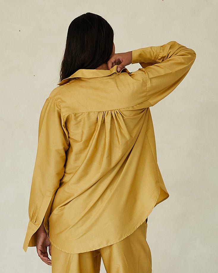 The Chanderi Shirt | Wheat-Cloth & Co-stride